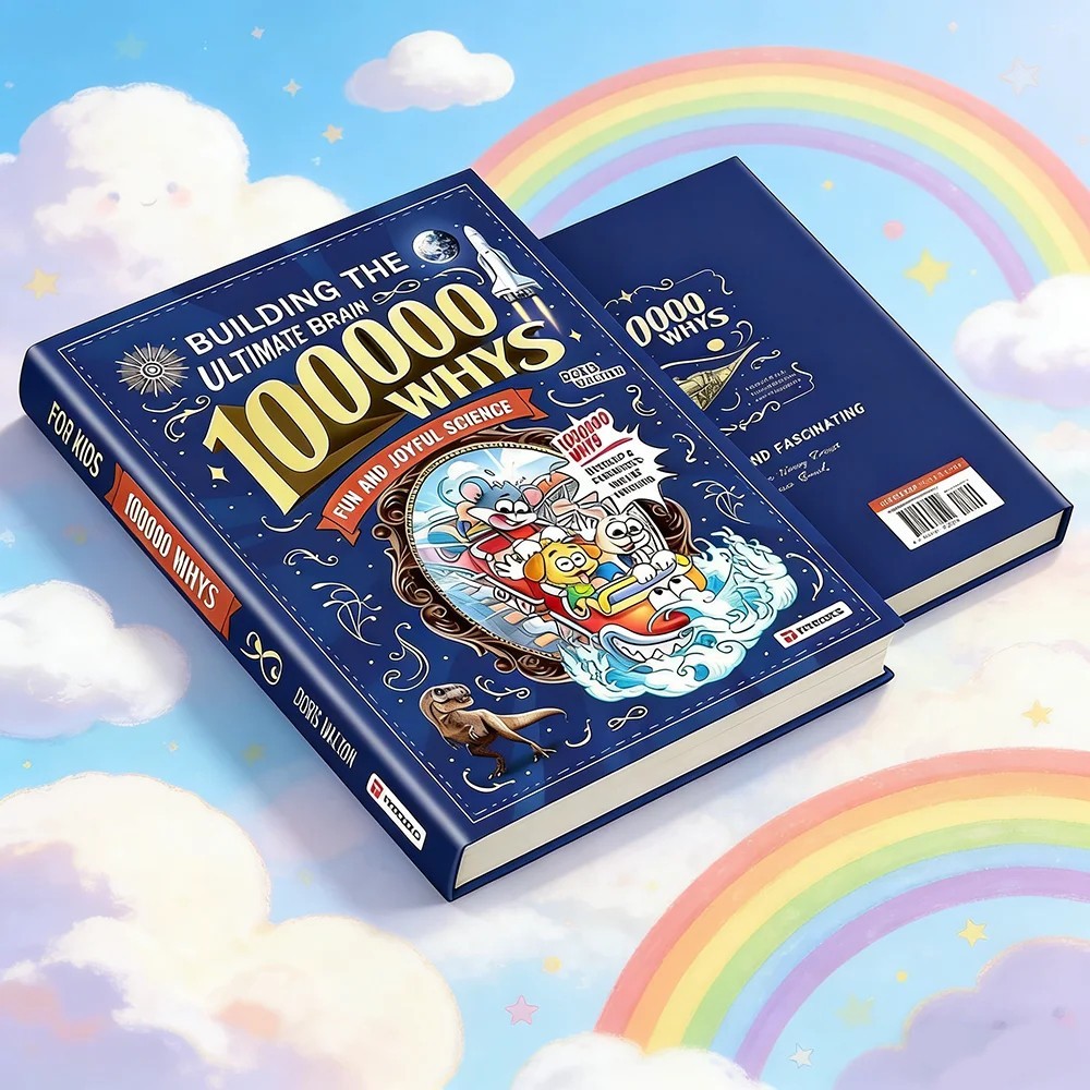 100000 Whys Kids Science Book STEM Early Education Cartoon English Children Lear