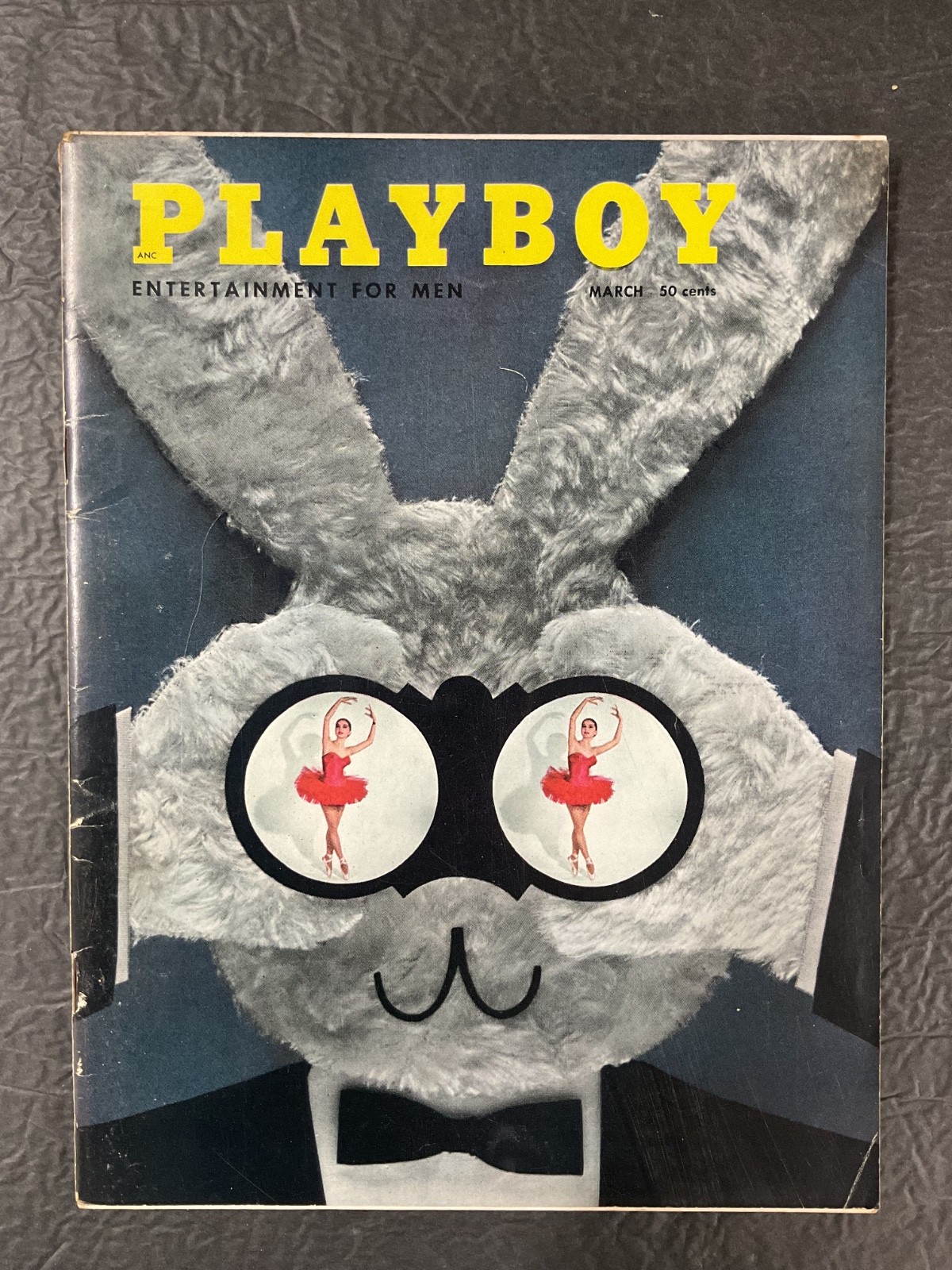 Playboy Magazine March 1957 Centerfold Intact Alberto Vargas Solid Condition