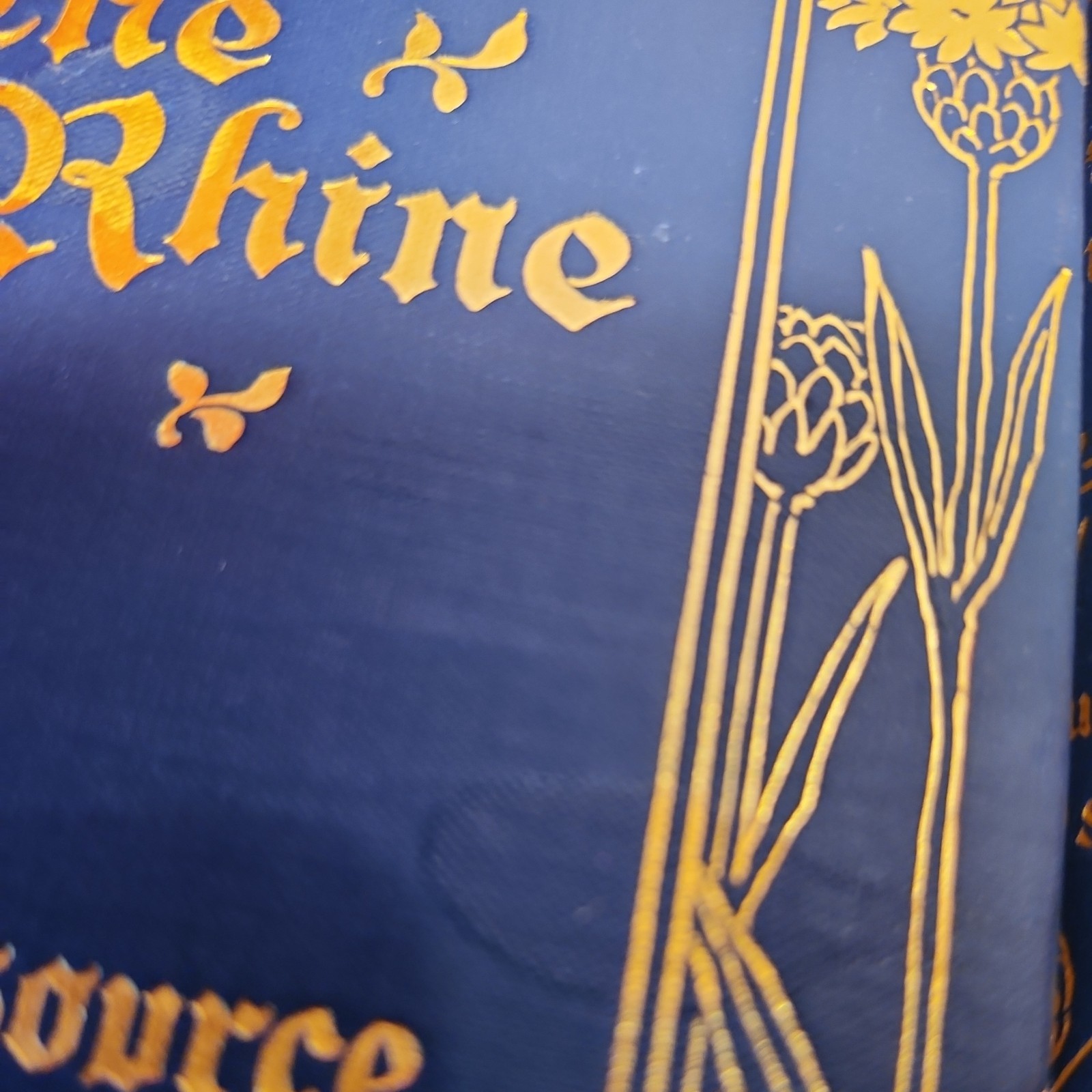 The Rhine, From Its Source to the Sea, 1898, 2 Vol. Set , Germany, Rare, Gilt