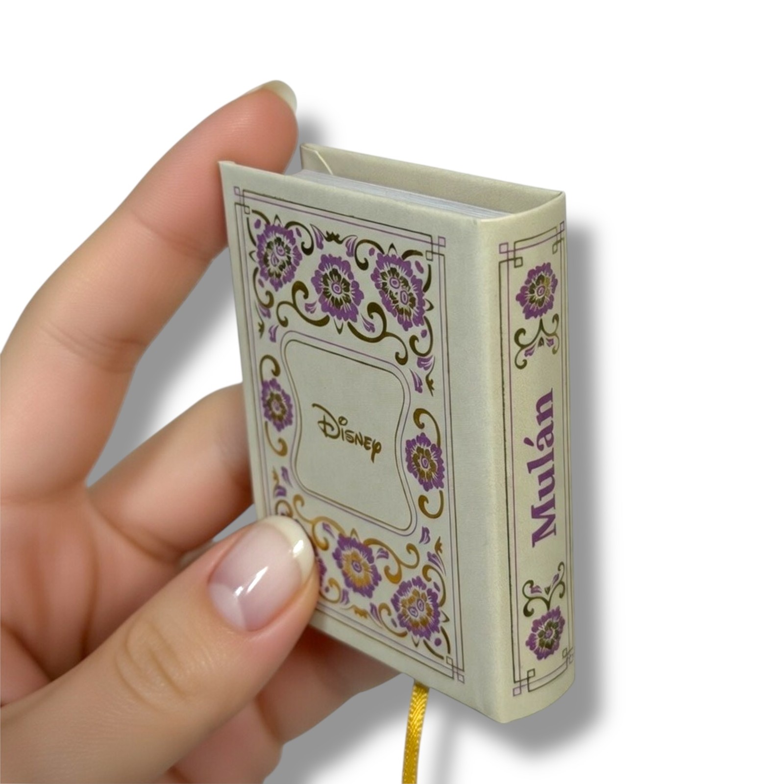 Mulan Mini Book with slipcase, hardcover gold foil 190 pages color illustrated