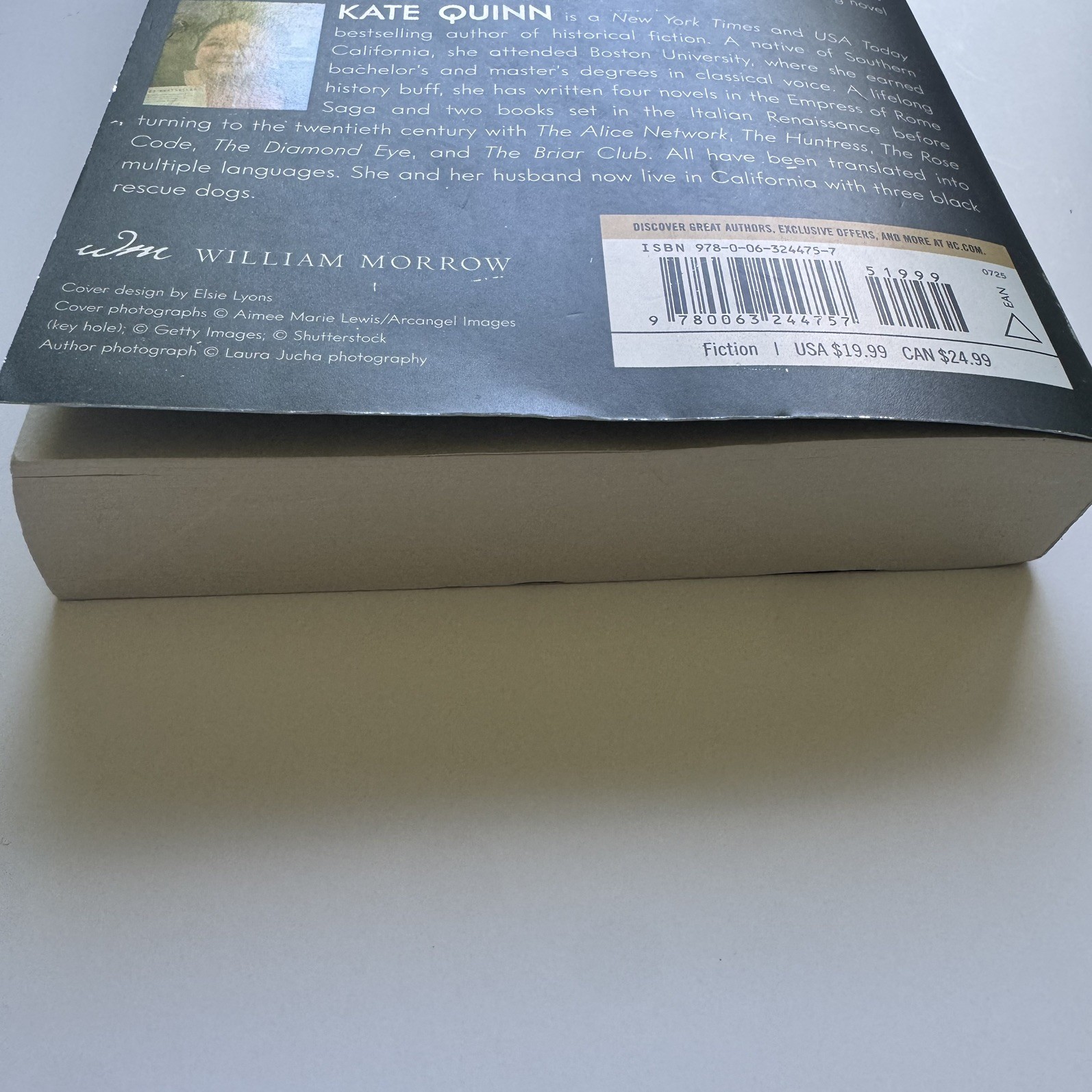 THE BRIAR CLUB by Kate Quinn, Paperback, Historical Fiction Mystery Set in 1950s