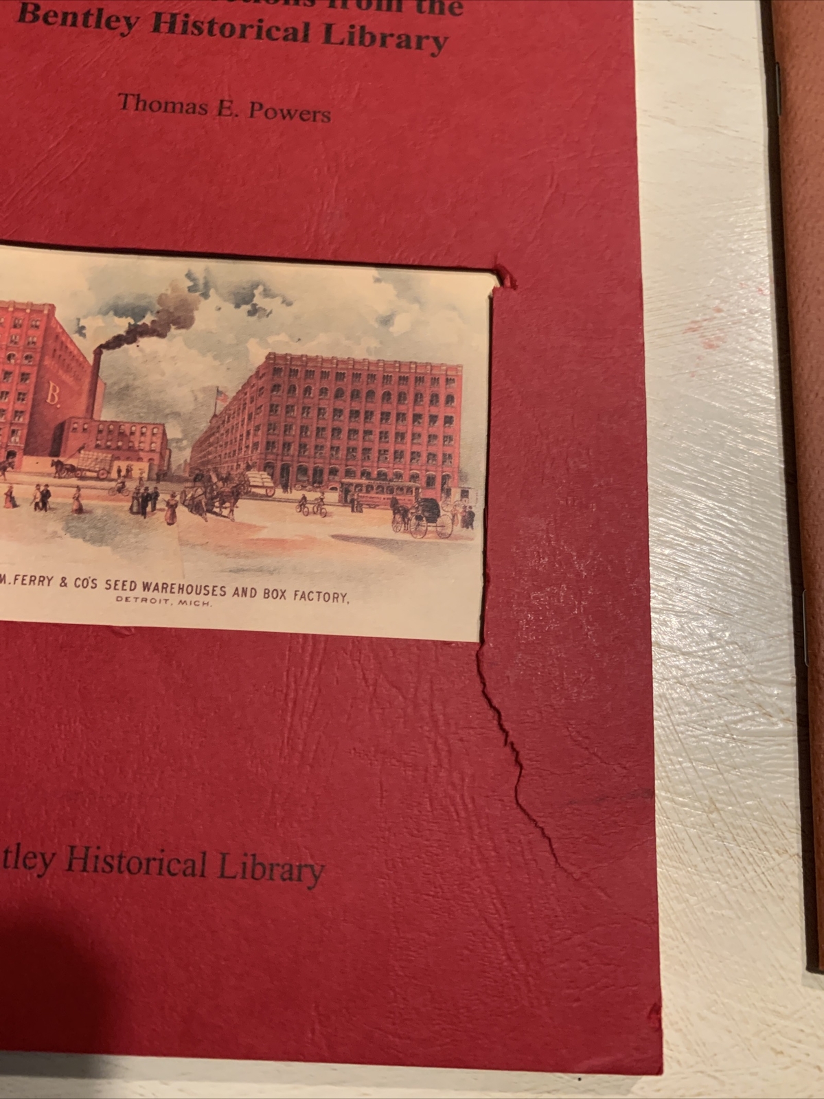 Lot of 2 Bentley Historical Library PB University of Michigan Documenting Arts
