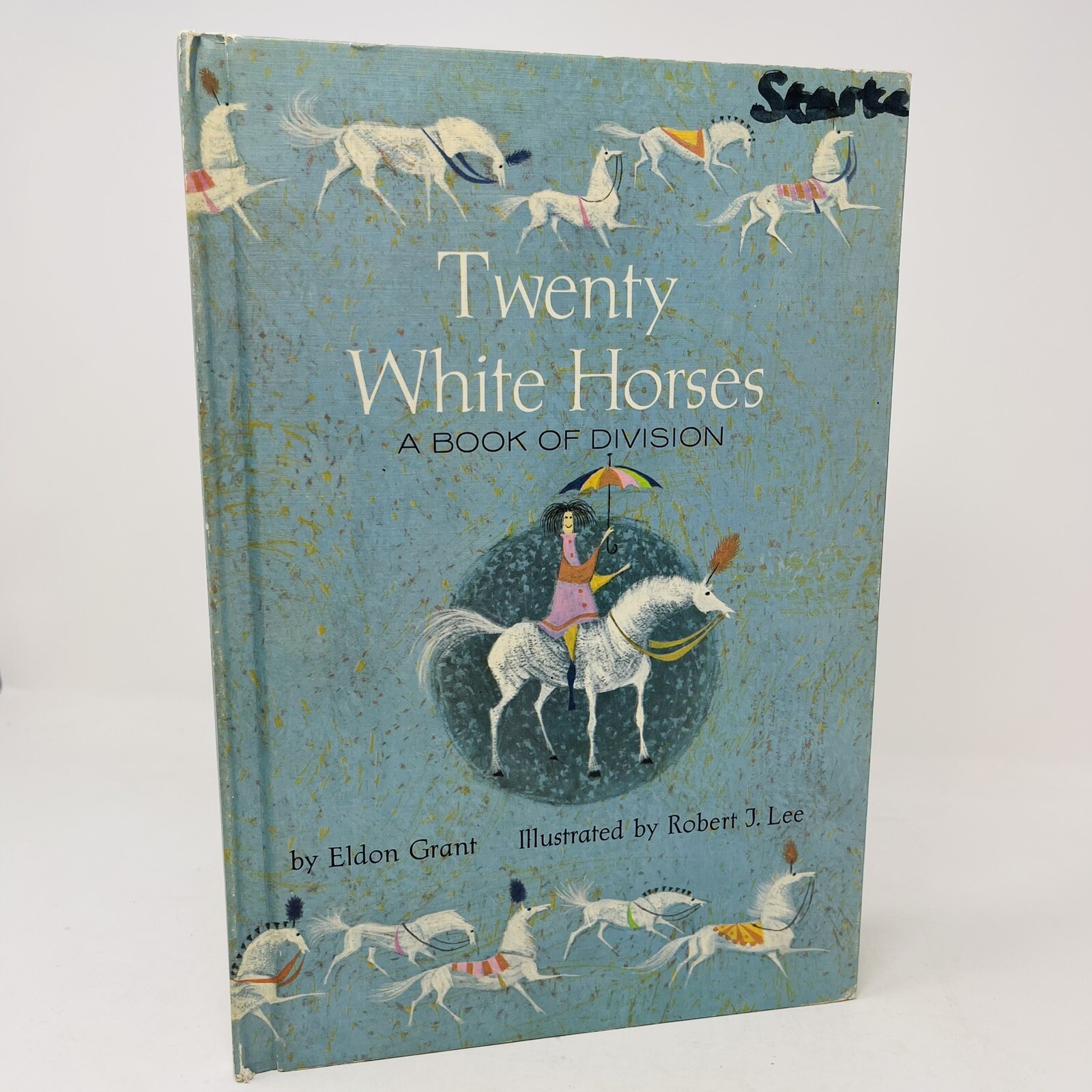 Twenty White Horses Book of Division Eldon Grant 1964 HC Illustrated Robert Lee