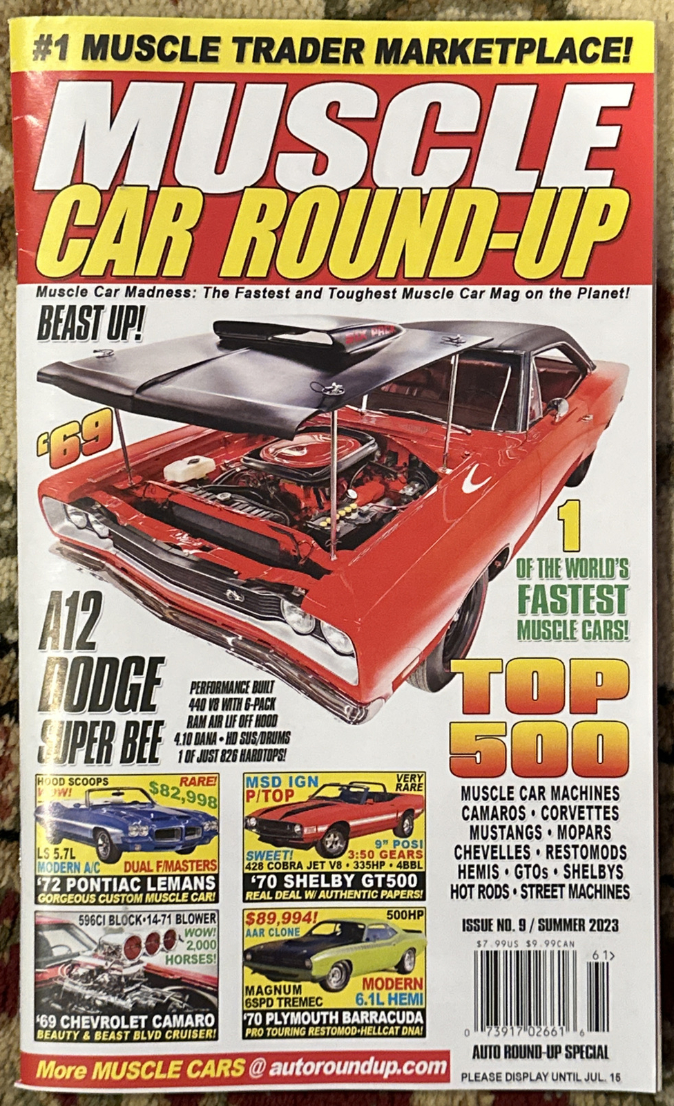 Muscle Car Round Up Magazine Issue 9 Summer 2023 Top 500