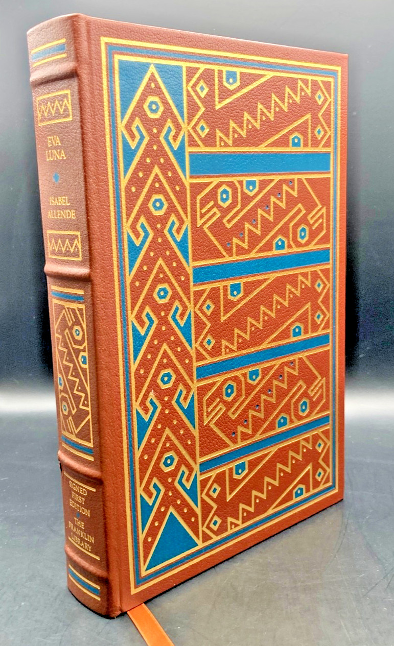 Eva Luna, Isabel Allende, Franklin Library 1988, SIGNED First Edition Notes