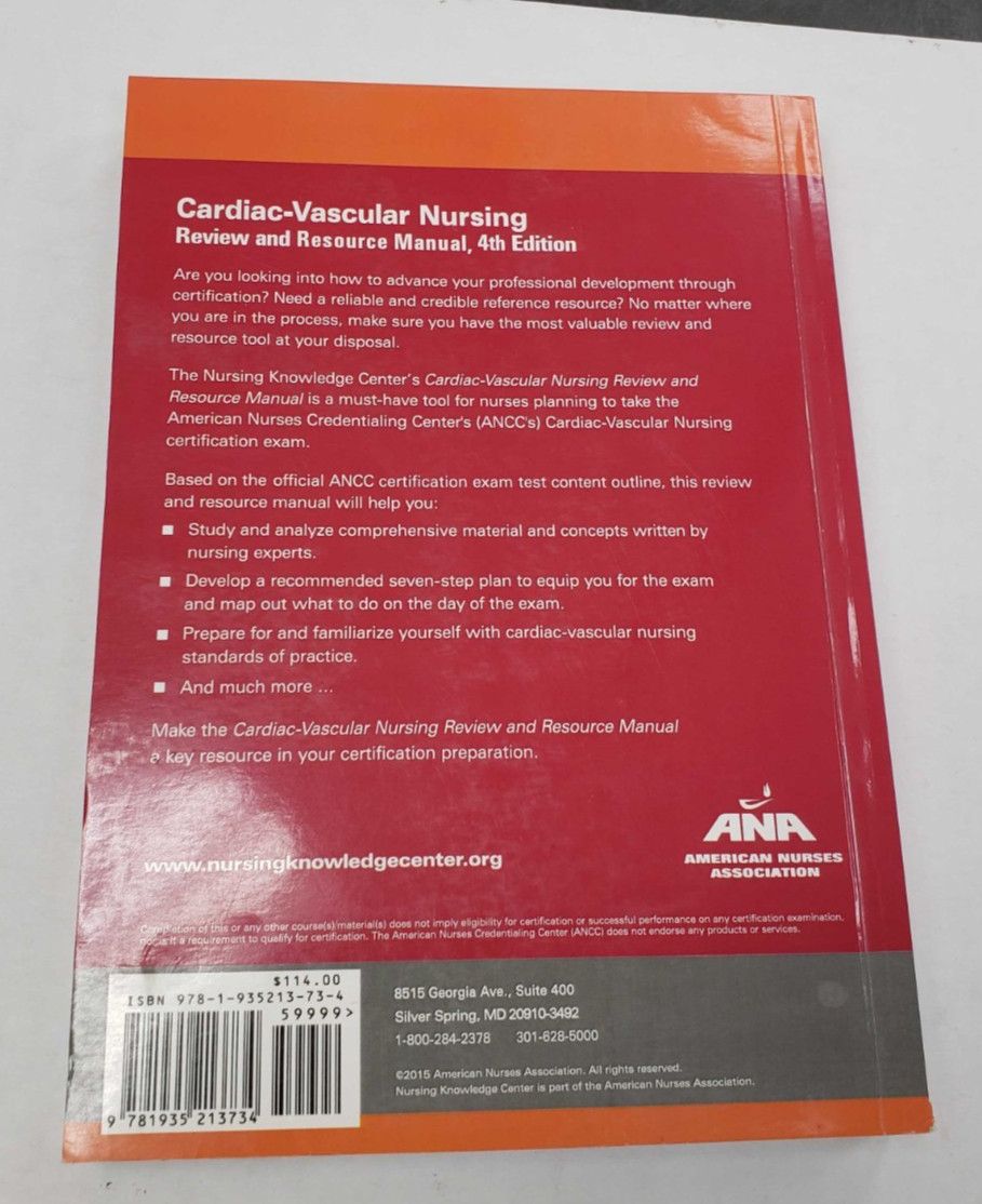 Cardiac-Vascular Nursing Review and Resource Manual by Lynn Smith 2015 4th Ed