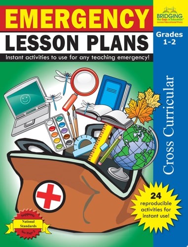 Emergency Lesson Plans – Grades 1-2 by , Acceptable Book