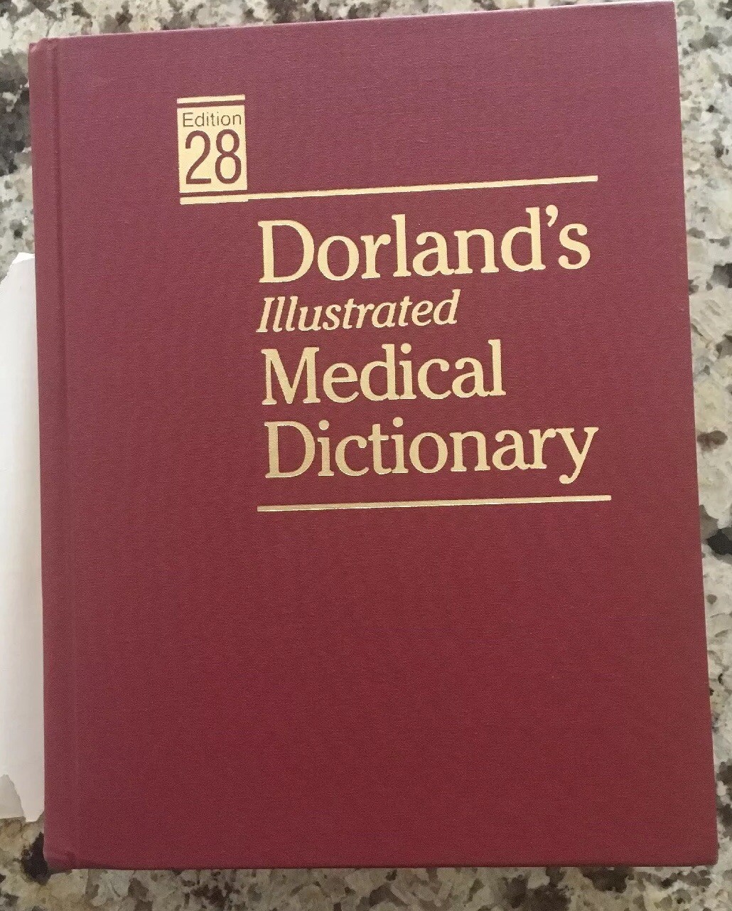 Dorland’s Illustrated Medical Dictionary – Newman Dorland (1994, Hardcover, DJ)