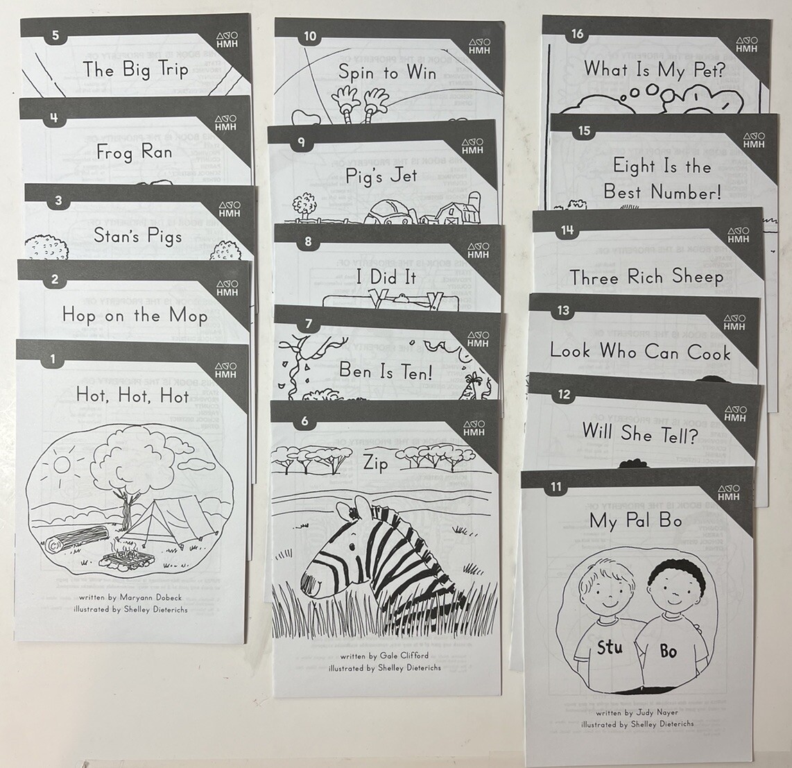 Saxon Phonics And Spelling K, Kindergarten(2022) Decodeable Readers SET 1-16,New