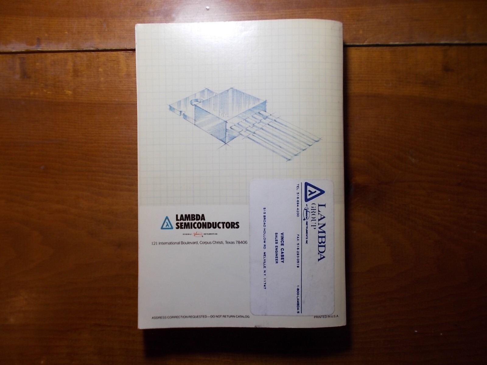 LAMDA SEMICONDUCTORS DATABOOK 1988 VOL.# 1 SC 9″X6″ 448 pages combo shipping YES