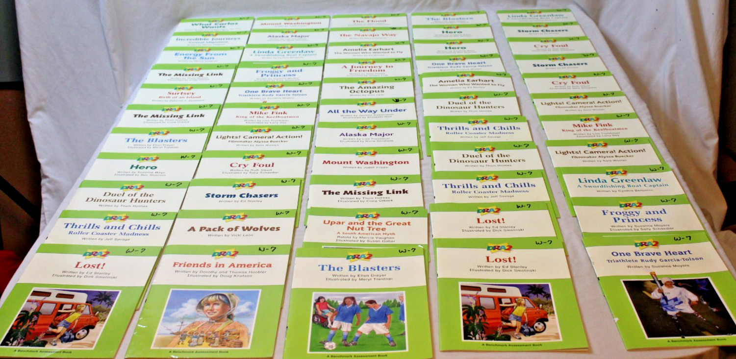 Lot 75 Pearson DRA-2 Grades 4-8 Benchmark Assessment Leveled Readers