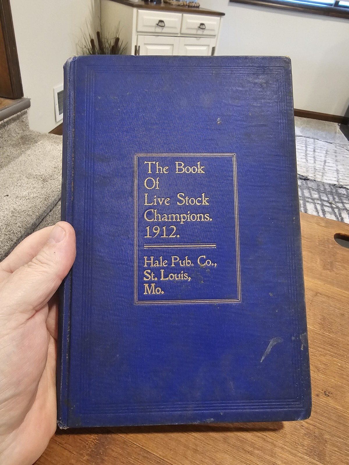 Antique The Book Of Live Stock Champions 1912 352 Pages (D6)