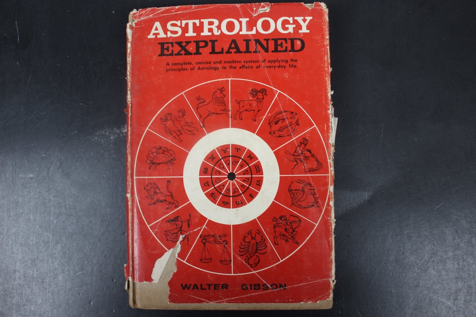 Astrology Explained Walter Gibson 1959 Vintage Occult Metaphysical Vista HCDJ
