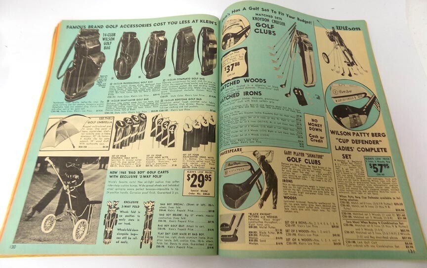 Klein’s Sporting Goods Catalog 1965 Fishing Guns Camping 158 Pages