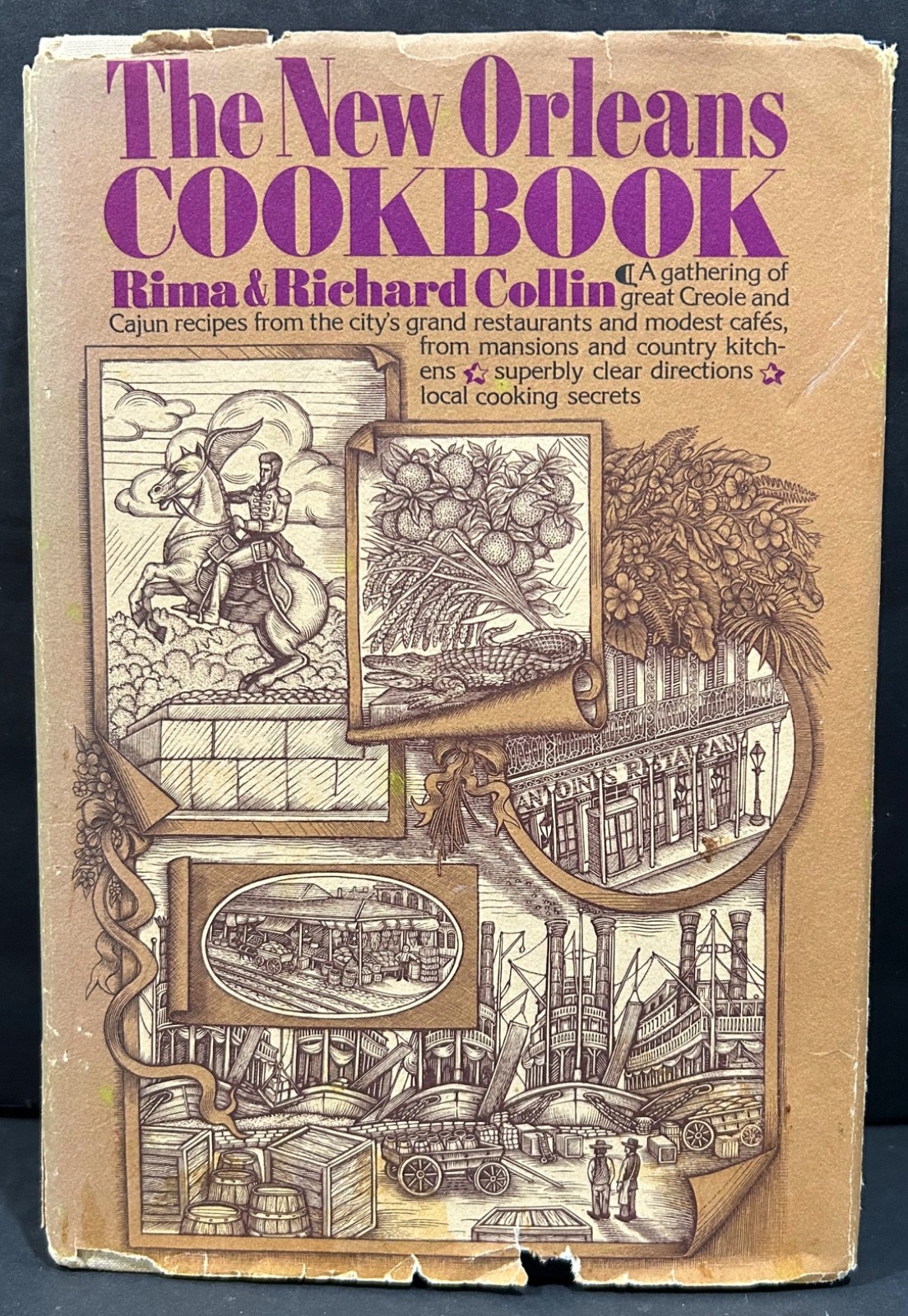 The New Orleans Cookbook by Rima & Richard Collin (1975 HC/DJ) 7th Printing 1979