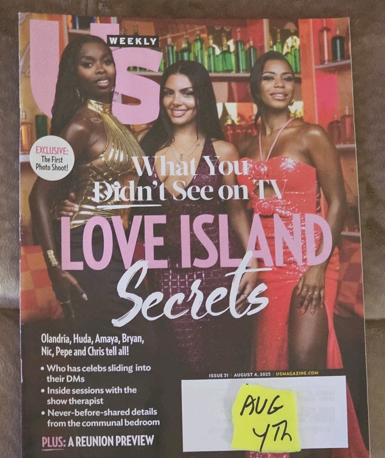 3 US magazines – 8/5, 7/28, & 7/21 2025. BRAND NEW!  NEVER OPENED ! MINT.