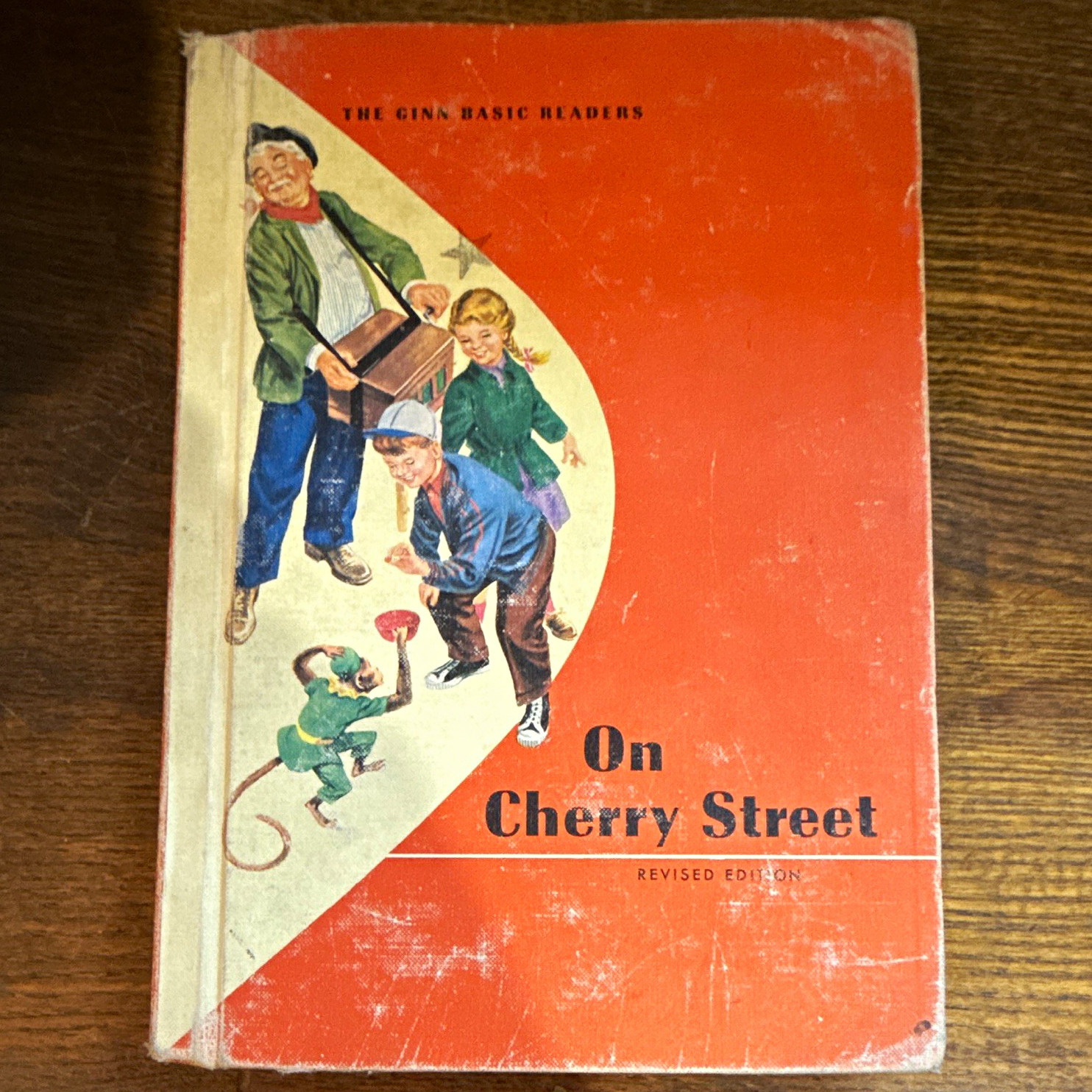On Cherry Street Odille Ousley & David H. Russell HC Ginn Basic Readers Rev Ed