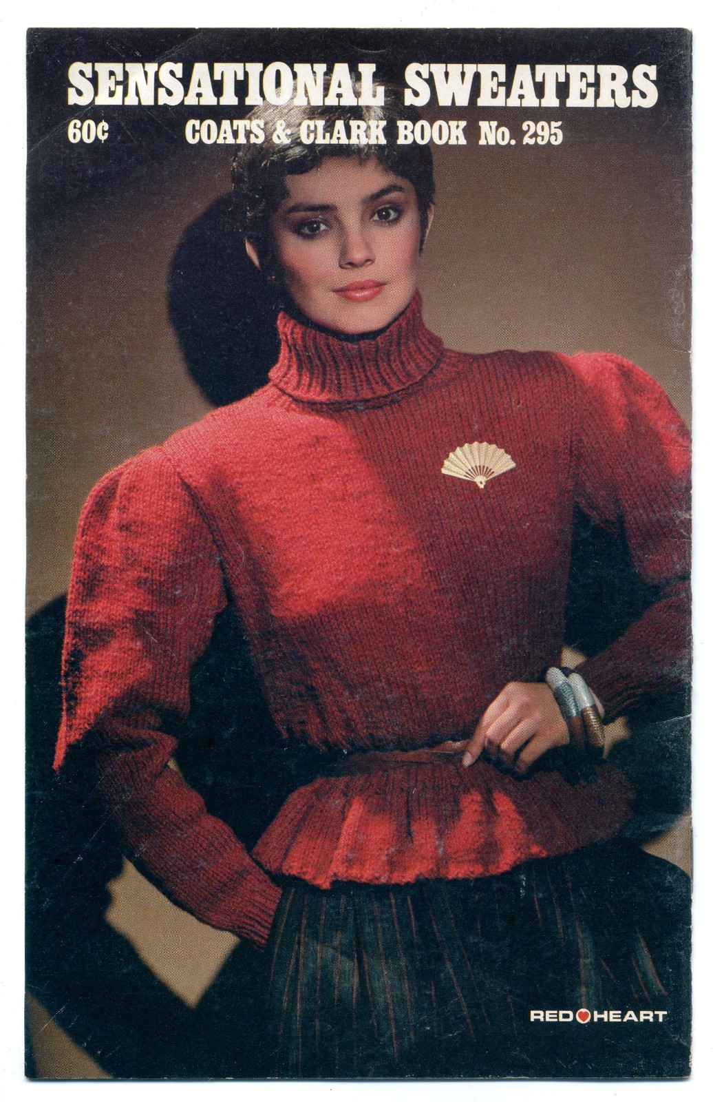 Vtg 1981 Coats & Clark Book #295 Sensational Sweaters Knitting Pattern Booklet