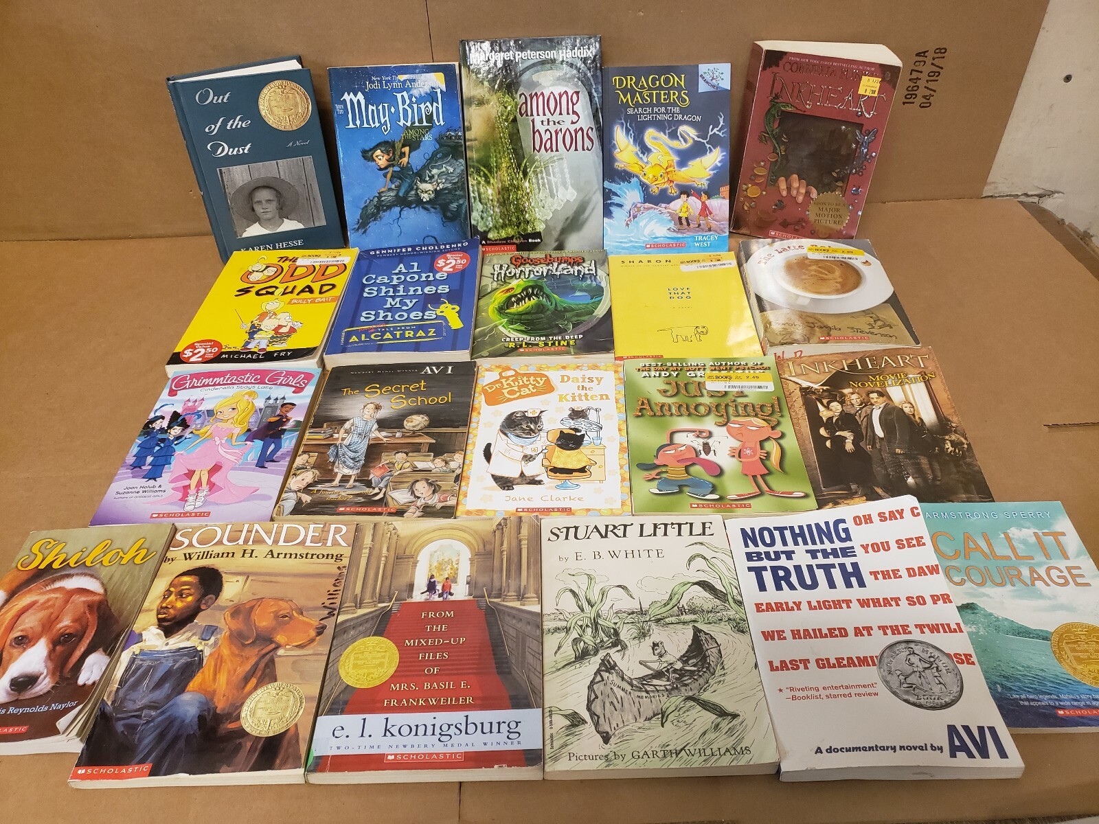Lot of 10 Chapter ALL SCHOLASTIC Children Young RL 2-6 RANDOM UNSORTED BOOKS MIX