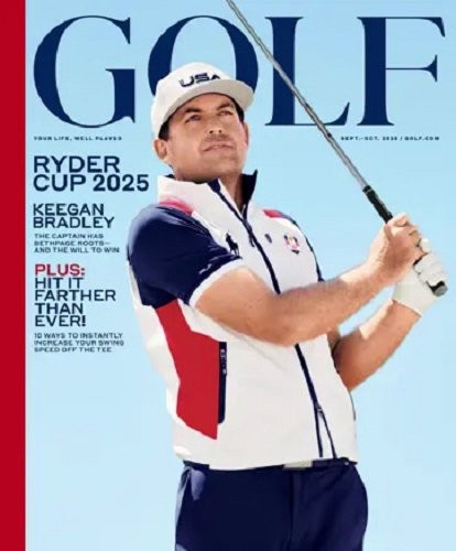 GOLF-SEPTEMBER/OCTOBER 2025-KEEGAN BRADLEY-NEW-FAST SHIPPING
