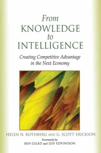 From Knowledge to Intelligence – Paperback, by Rothberg Helen N.; – Very Good