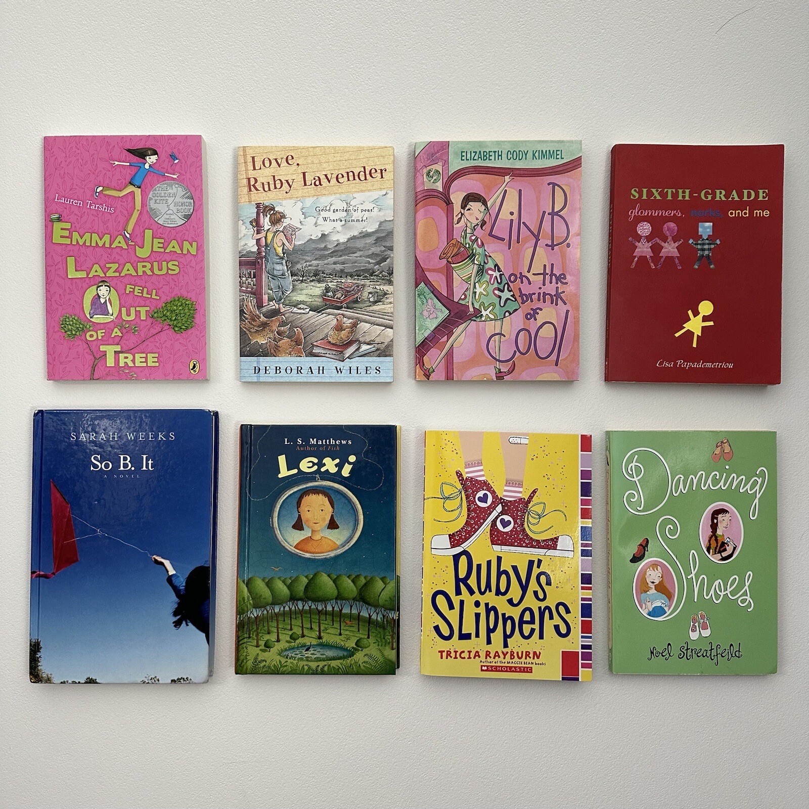 Lot of 8 Girls Chapter Books Quirky Friends Fitting In grades 3-7 ages 8-12