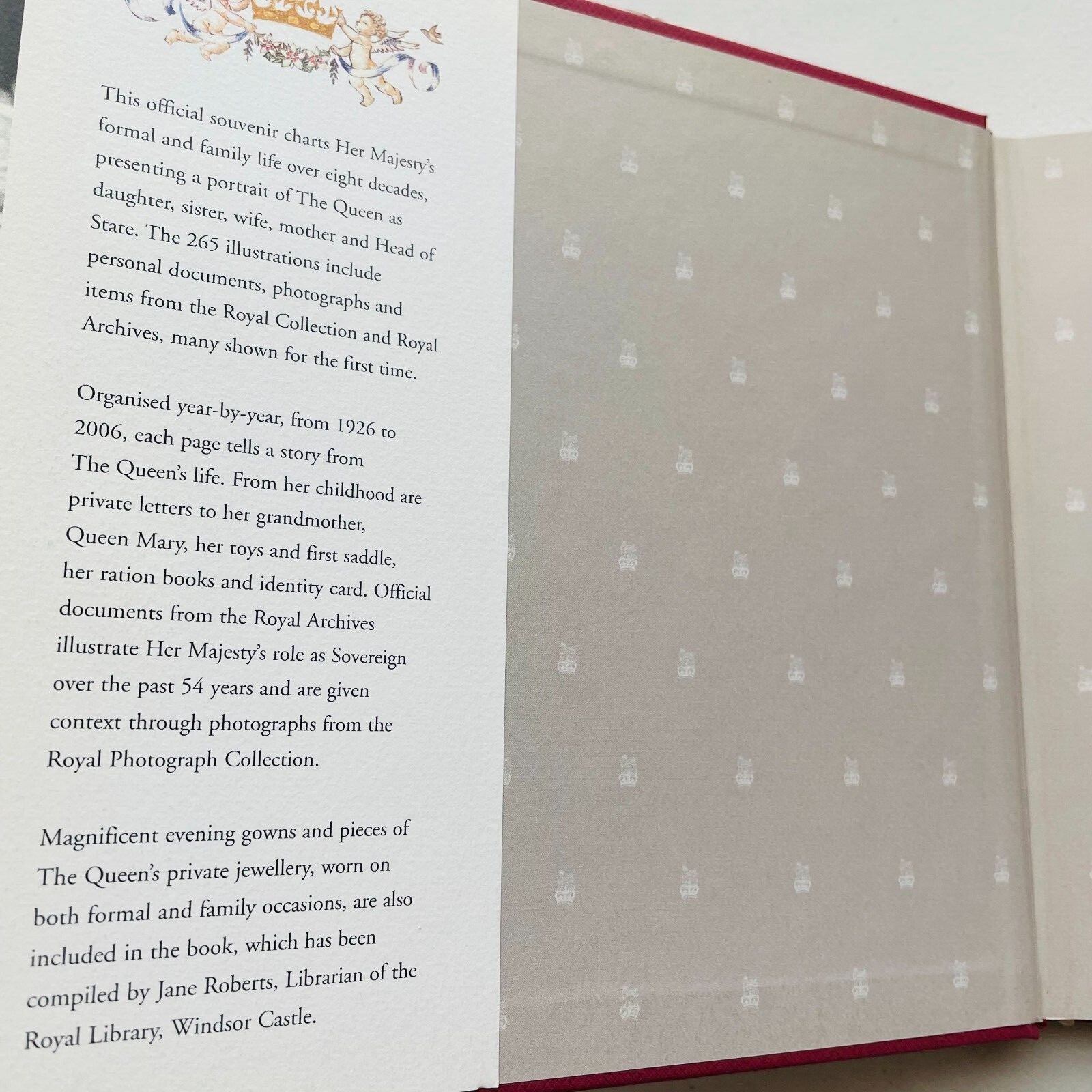 Queen Elizabeth II Birthday Souvenir Album Gilded Hardcover 2006