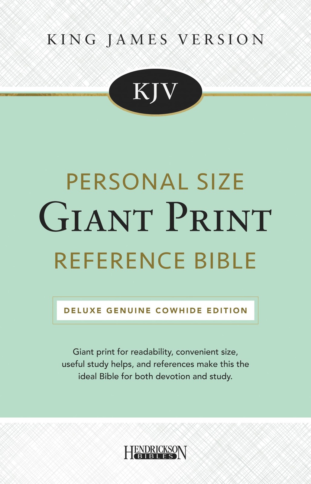KJV Personal Size Giant Print Reference Bible (Genuine Leather…