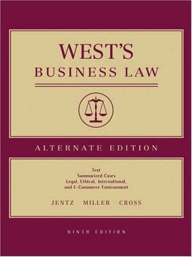 West’s Business Law, Alternate