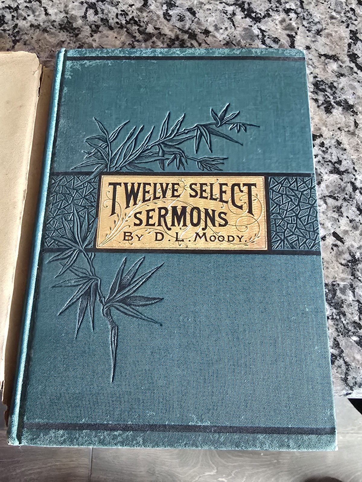 RARE 1881 Twelve Select Sermons Dwight Moody Fleming H. Revell WITH DUST JACKET