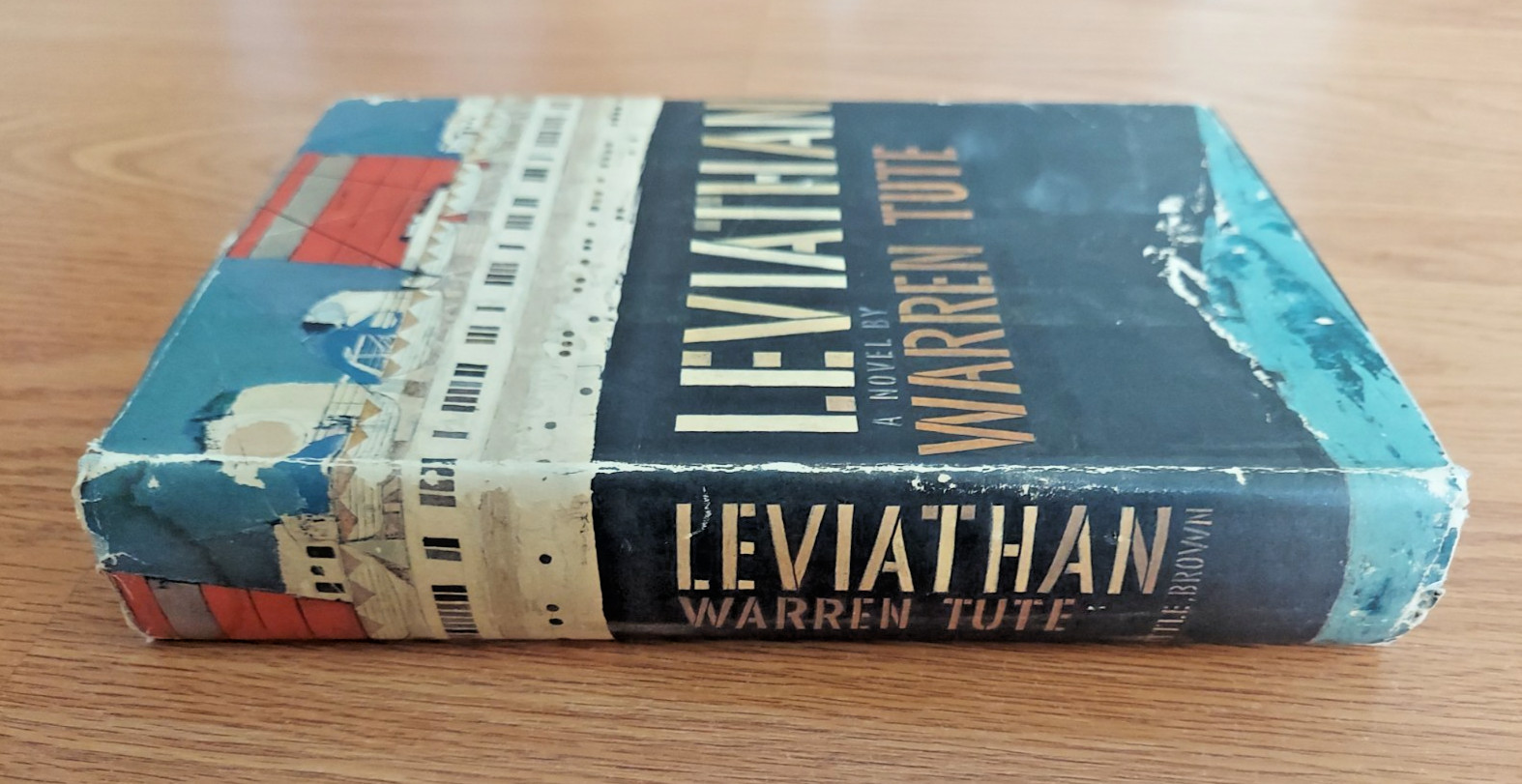 Leviathan a Noval by Warren Tute 1959 1st American Edition Book Hardcover DJ