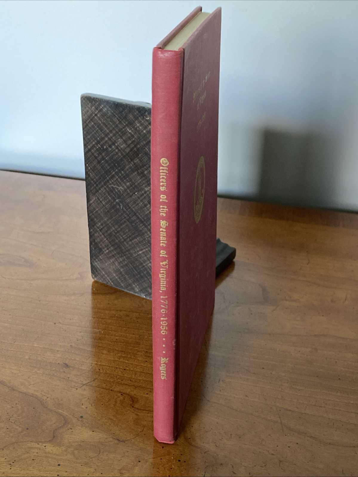 Officers of the Senate of Viginia 1776-1956 George Wesley Rogers 1959 Hardcover