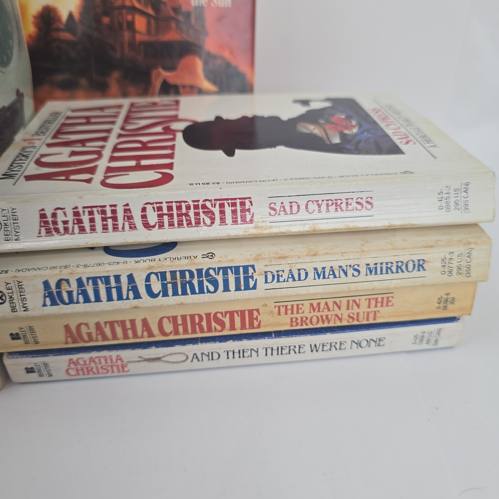 Lot of 14 Books Agatha Christie Vtg PB Books 1970’s Detective Murder Mysteries