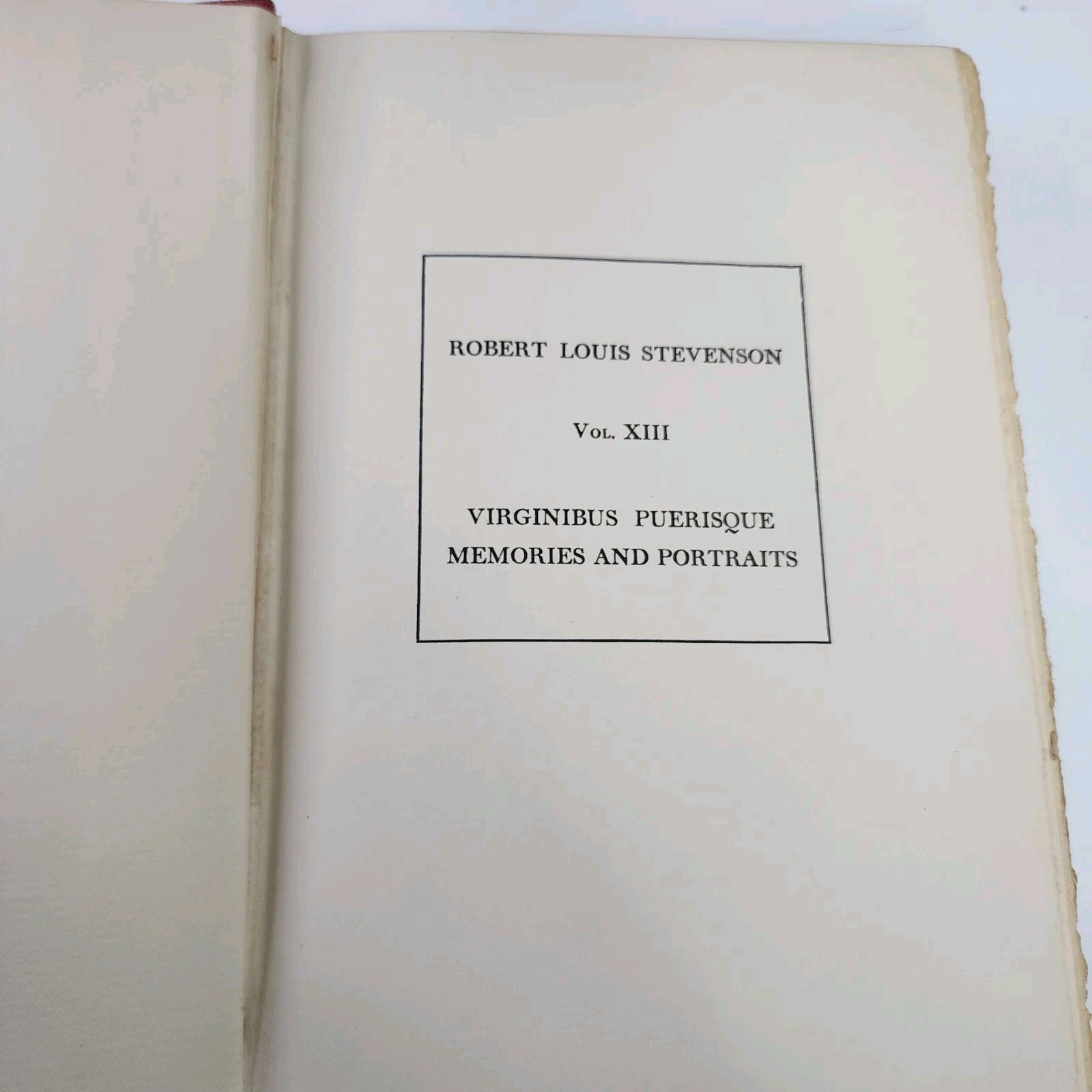 Robert Louis Stevenson Works 1903 Scribner Thistle Edition 3 Volumes Red Cloth