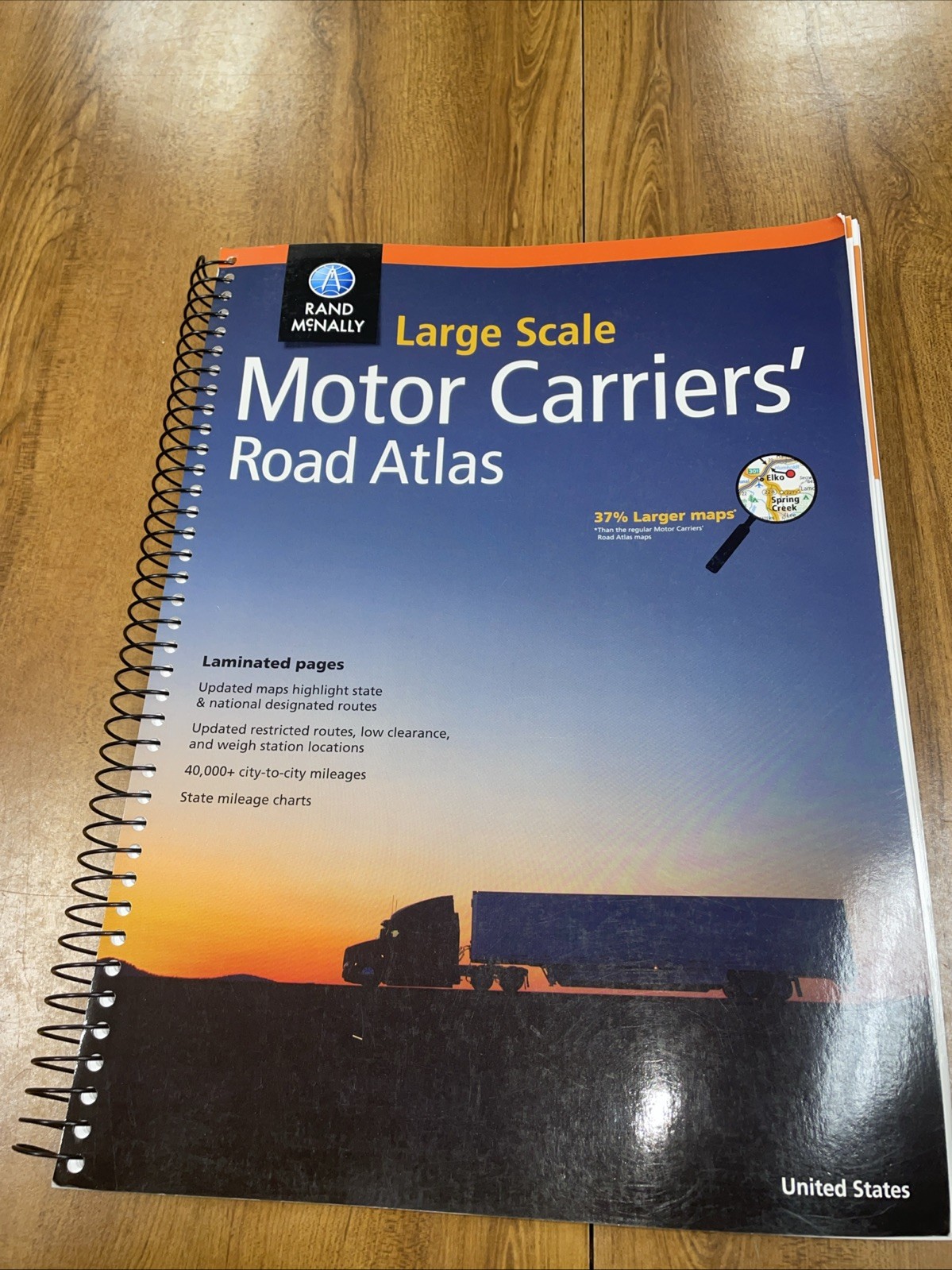 Rand Mcnally Large Scale Motor Carriers’ Road Atlas by Rand McNally like new