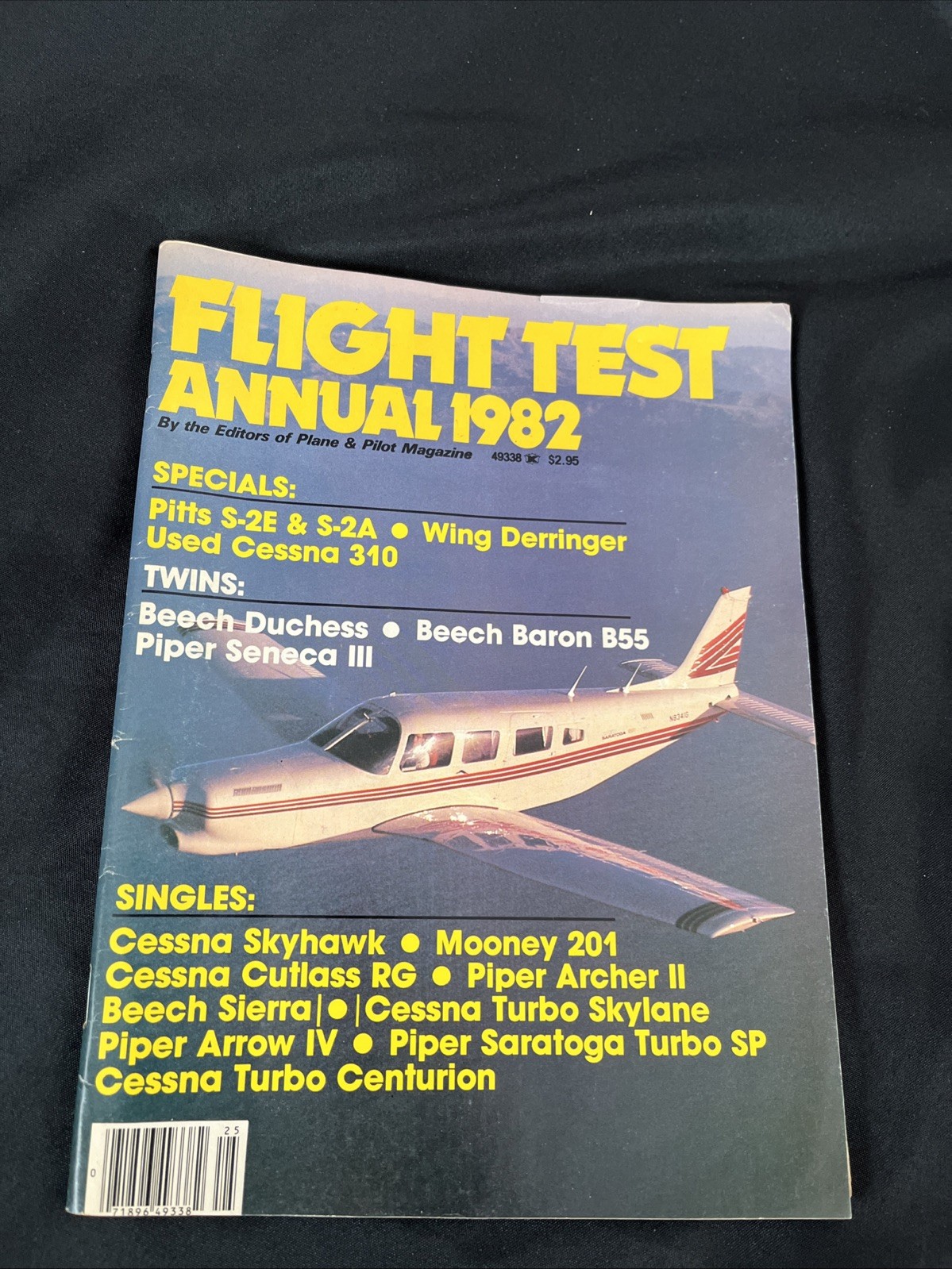 Vtg Flight Test Annual 1982 Plane Pilot Magazine Cessna Piper Beech 80s Aviation