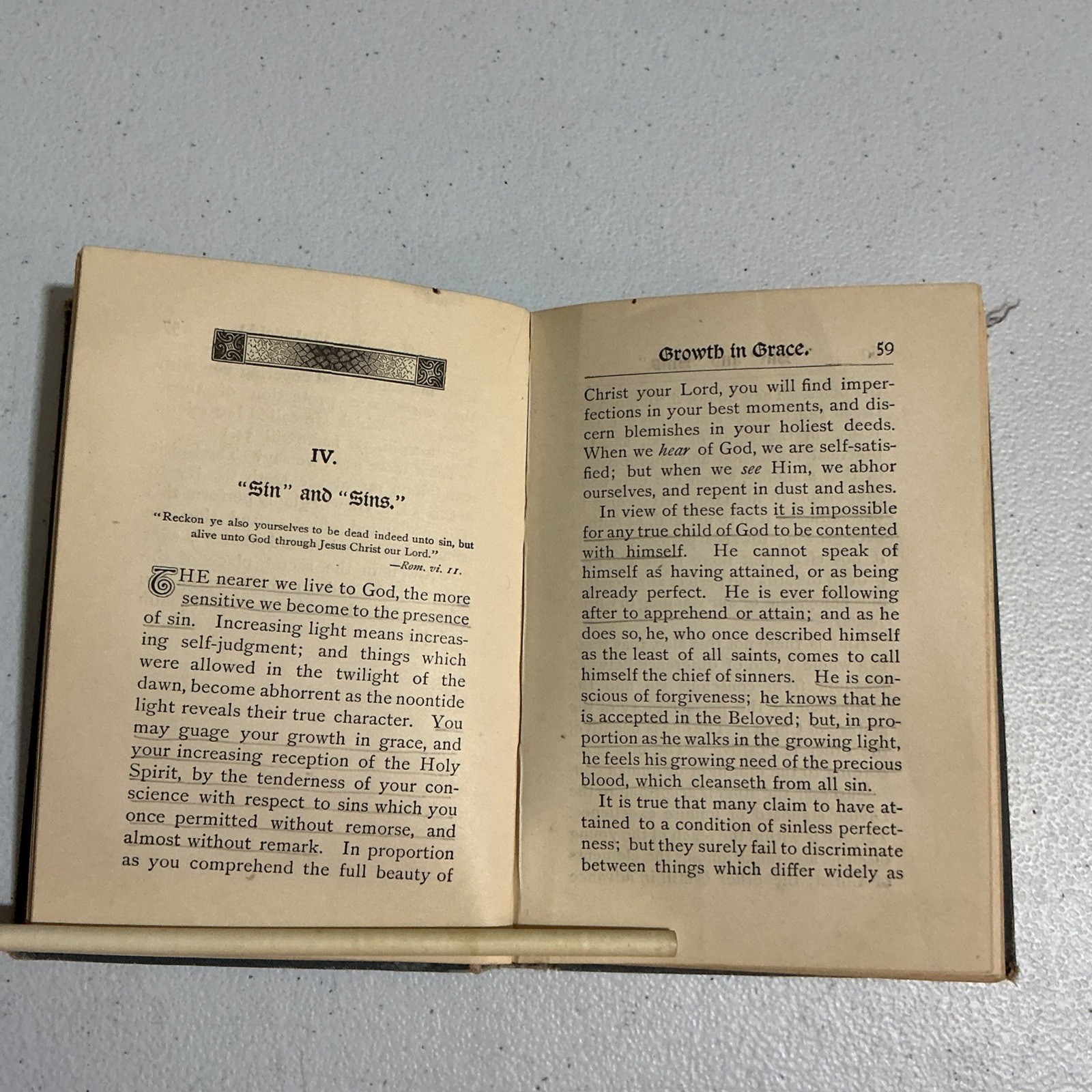 CHRISTIAN LIVING F.B. Meyer Fleming Revell Devotional Mini Hardcover Book
