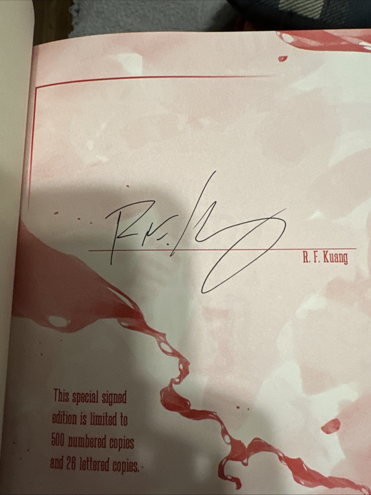 R.F. Kuang, Poppy Wars Trilogy, Signed/Numbered, Subterranean Press