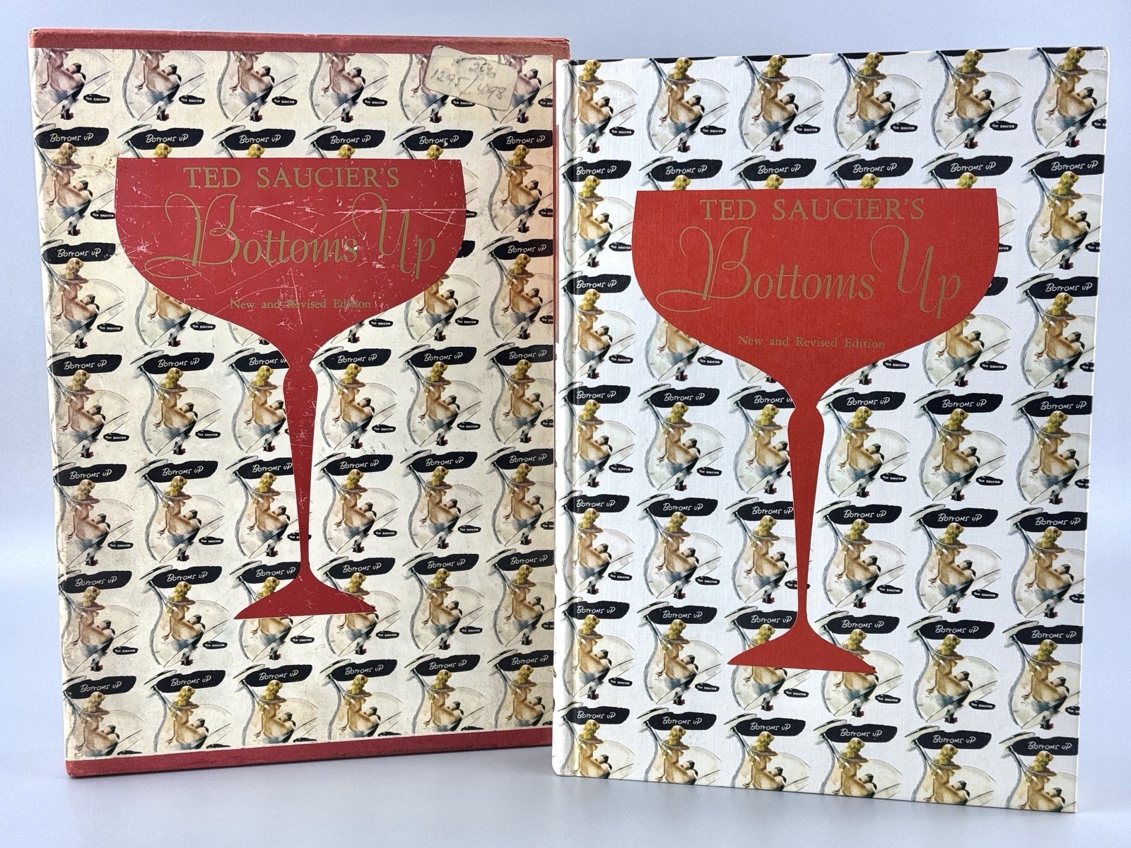 Ted Saucier’s “Bottoms Up” New And Revised Edition 1962 Hardcover w/ Slipcase