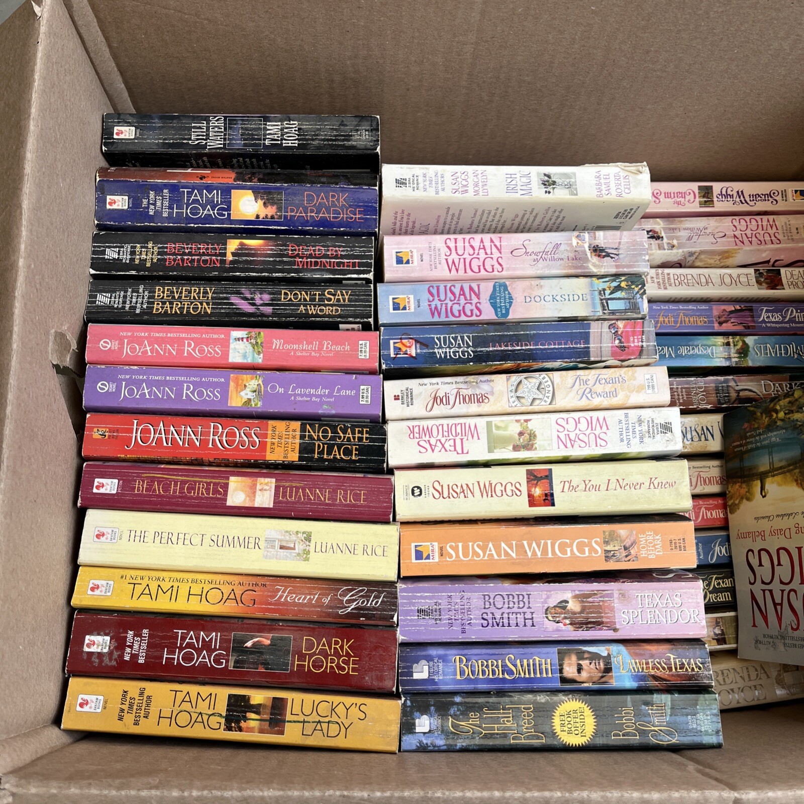 Lot of 20 Random Contemporary Romance and Suspense Novels, Popular Authors