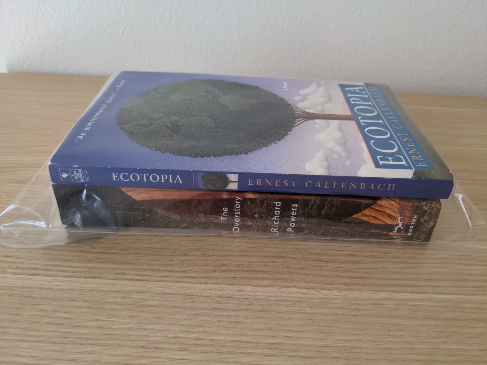 Eco Fiction Modern Classic Lot – Overstory Richard Powers + Ecotopia Callenbach