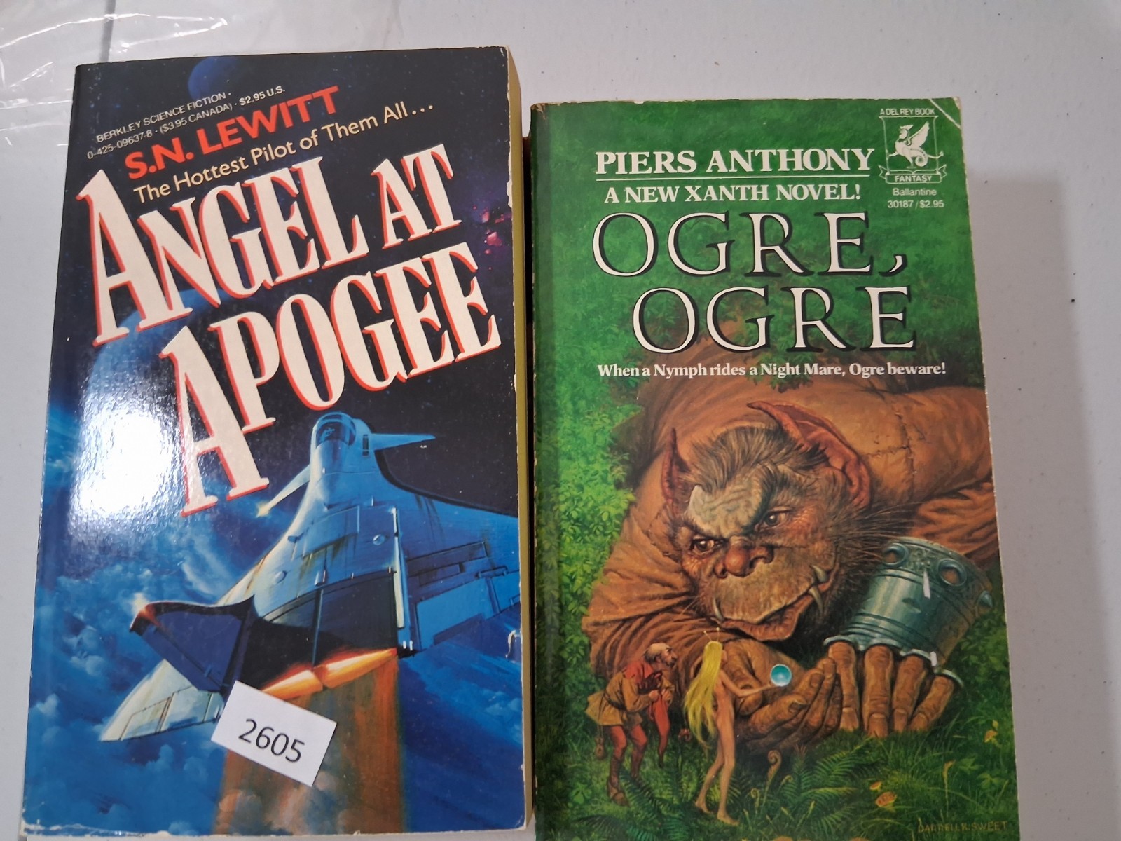 Vintage Lot of 10 Science Fiction/Fantasy Books 1980s & up 2605 bc24