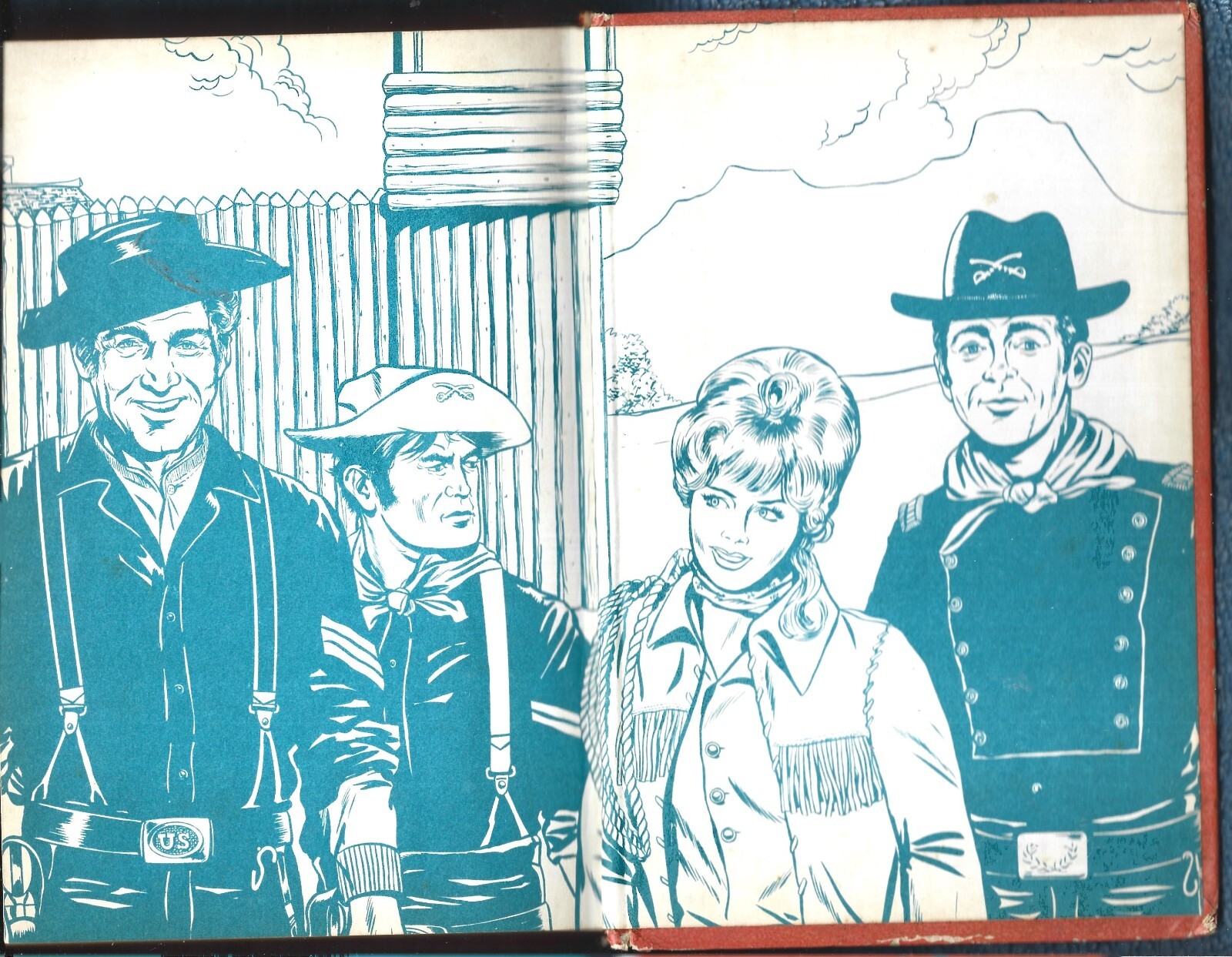F Troop-Great Indian Uprising HB-1967-William Johnston-214 pages-Whitman
