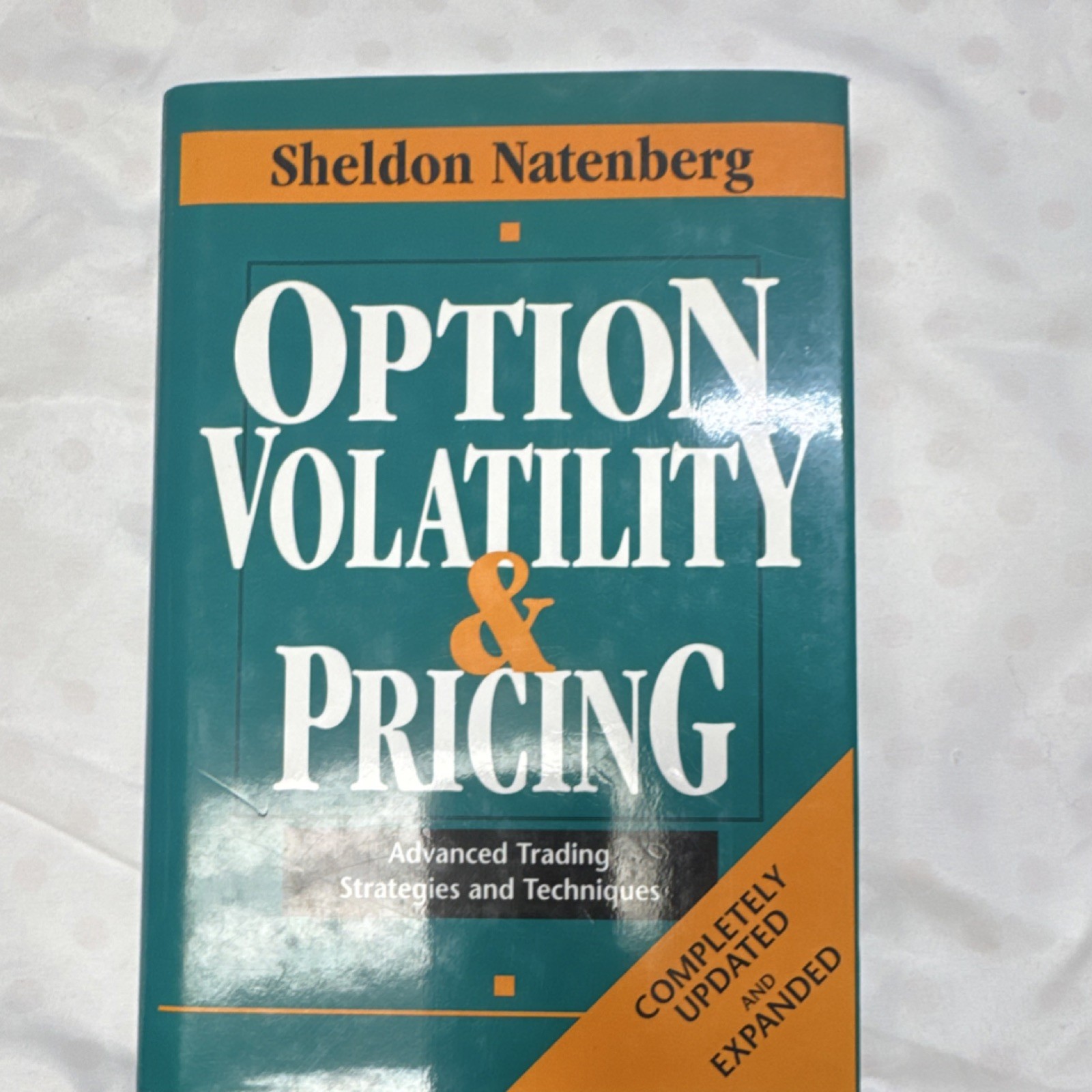 Option Volatility & Pricing Sheldon Natenberg McGraw-Hill Hardcover Textbook