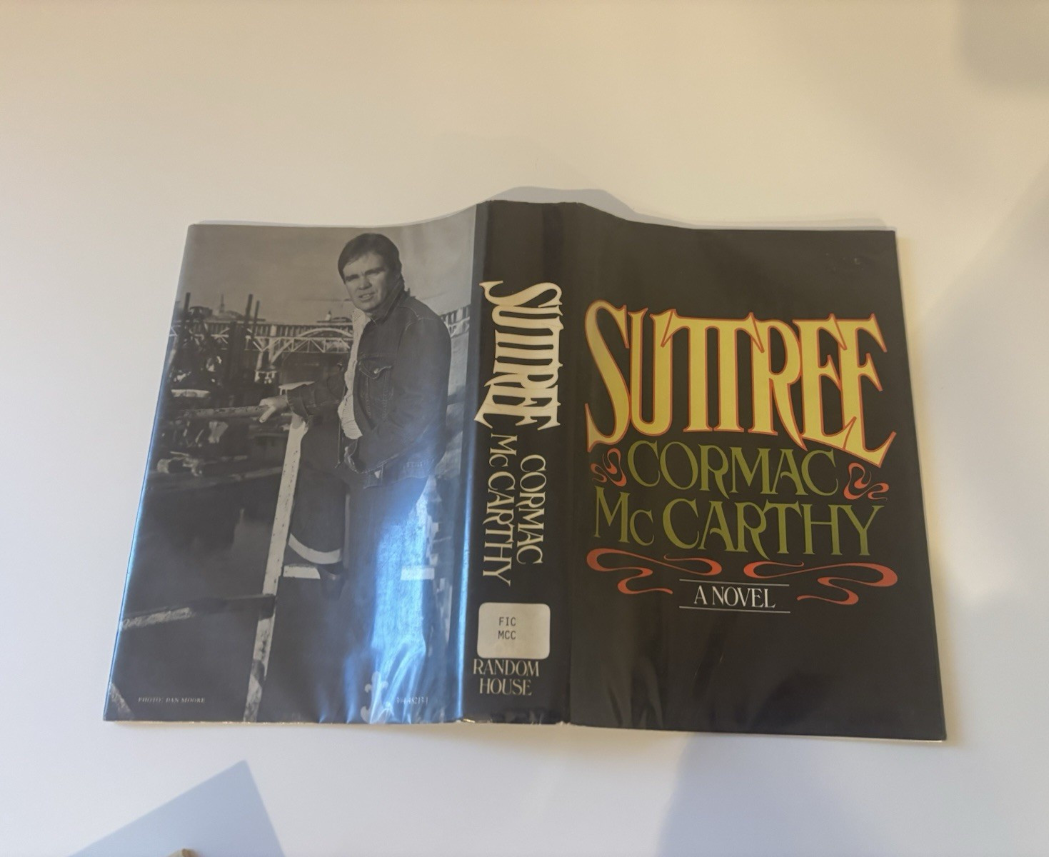 Cormac McCarthy Suttree 1st Ed 1979 Hardcover w/ Dust Jacket Ex-Libris