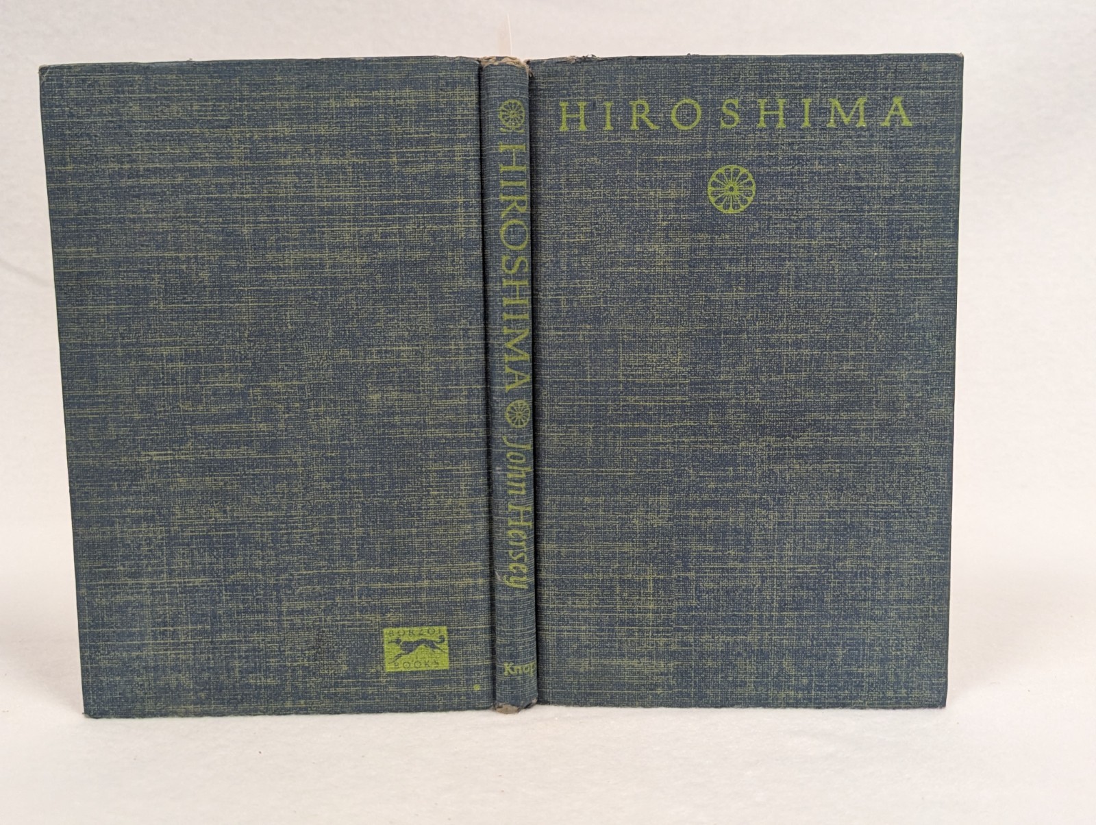 VINTAGE 1946 HIROSHIMA JOHN HERSEY ATOMIC BOMB WWII Alfred Knopf HB 118 pages