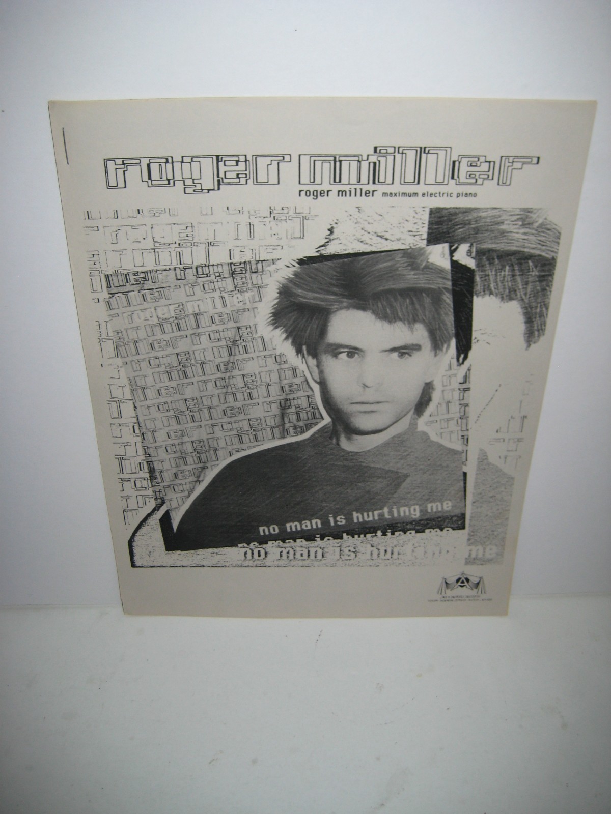 No Man is Hurting Me Roger Miller Ace Records Press Kit 1986