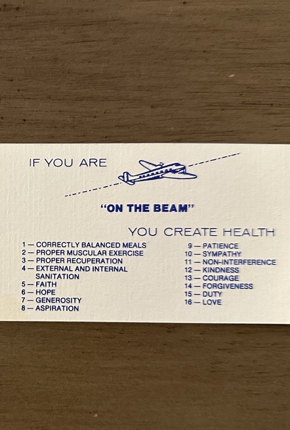 Vintage Concept Therapy Institute Bookmark Placeholder Mattox Off / On The Beam