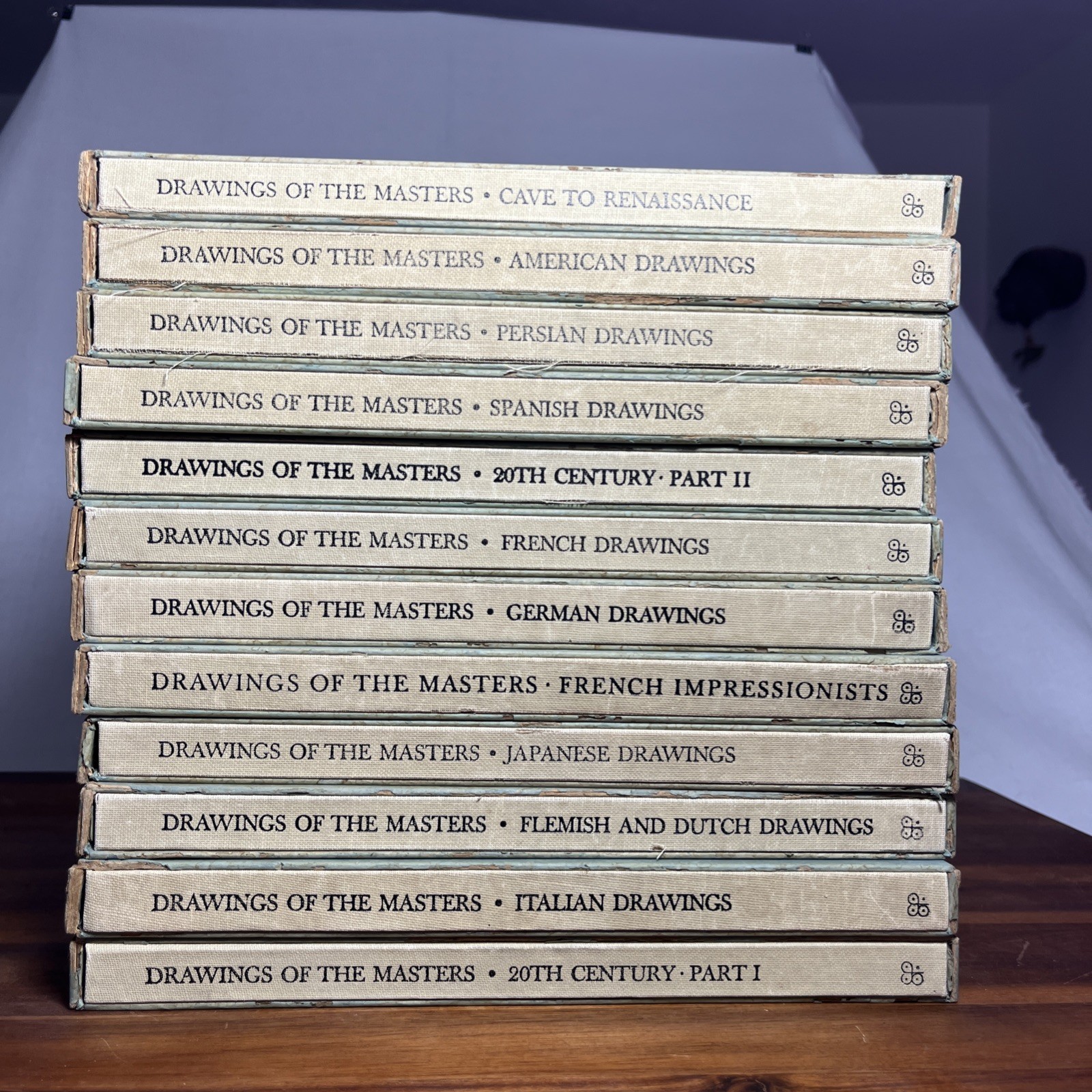 Drawings of the Masters Complete Set – 1960’s – hardcovers Lot 12 Books Slipcase