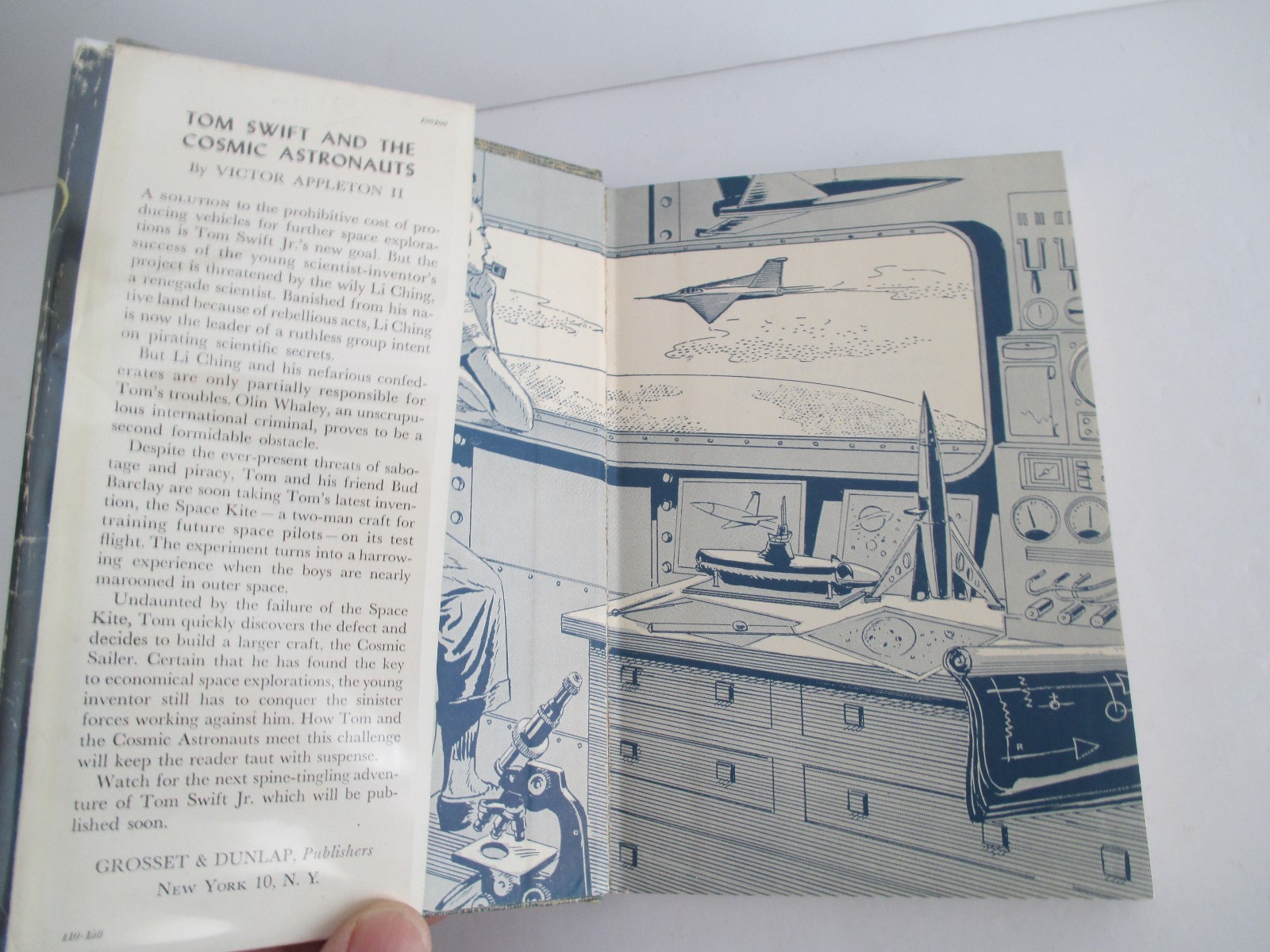 TOM SWIFT & The Cosmic Astronauts by Victor Appleton II, 1960 1st Ed n DJ, # 16